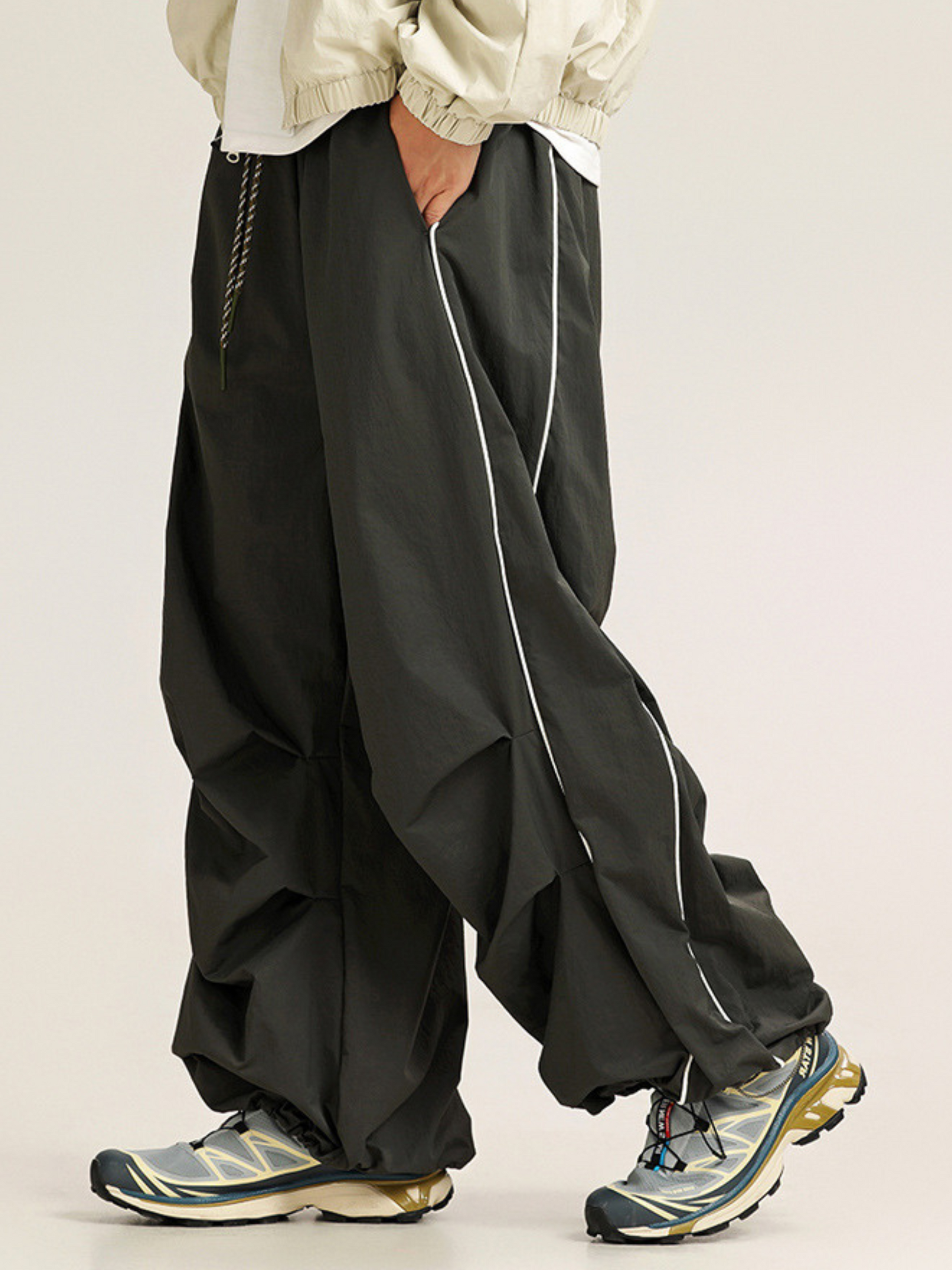 EaglePath - Unisex Ultra-Loose Paratrooper Pants for Camping & Urban Wear GONGGAR SPORTS