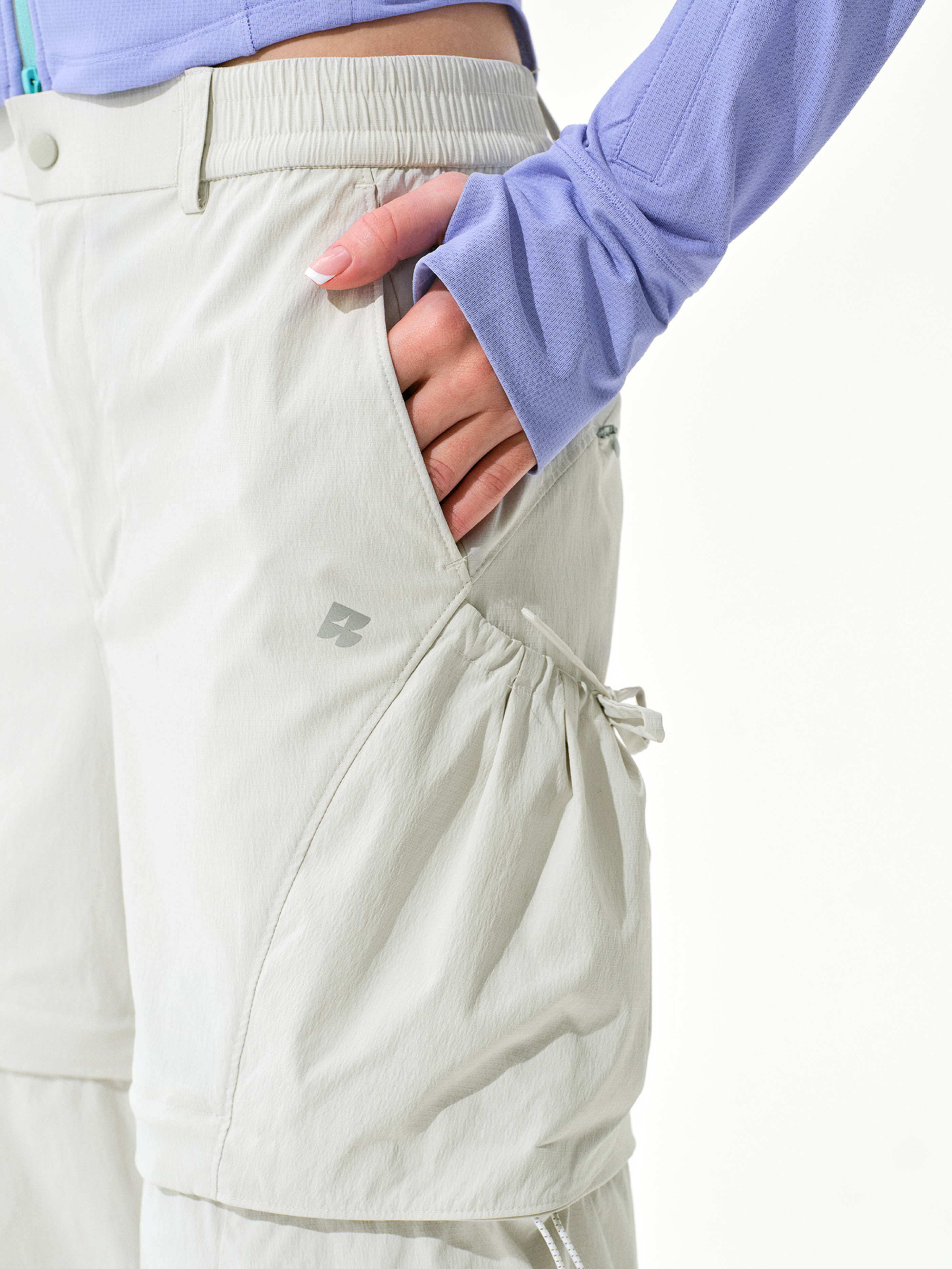 Aquafield - Women’s Scotchgard moisture-wicking detachable long shorts