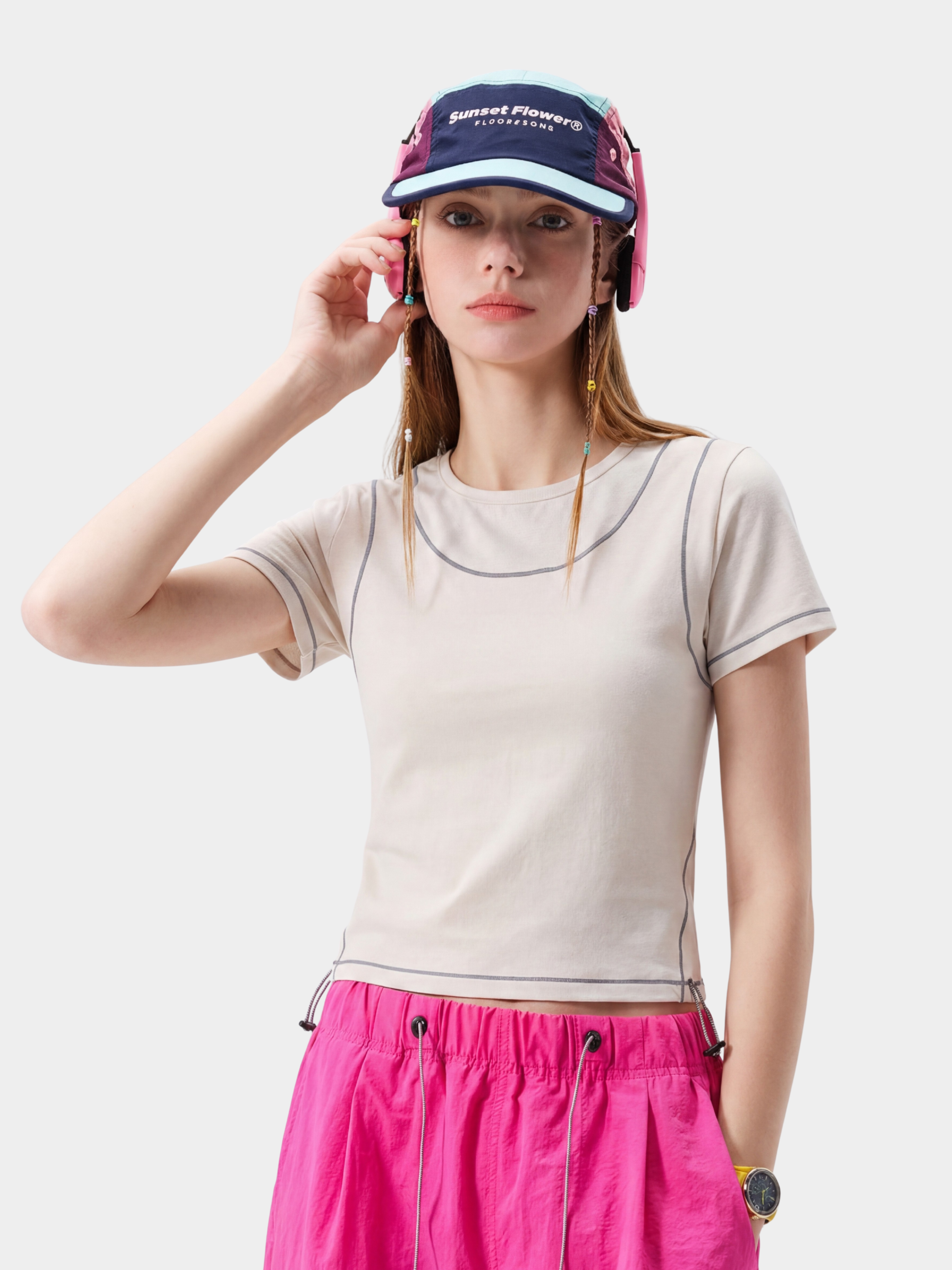 Spark - Women's UPF200+ Antibacterial Quick-Dry Cropped T-Shirt