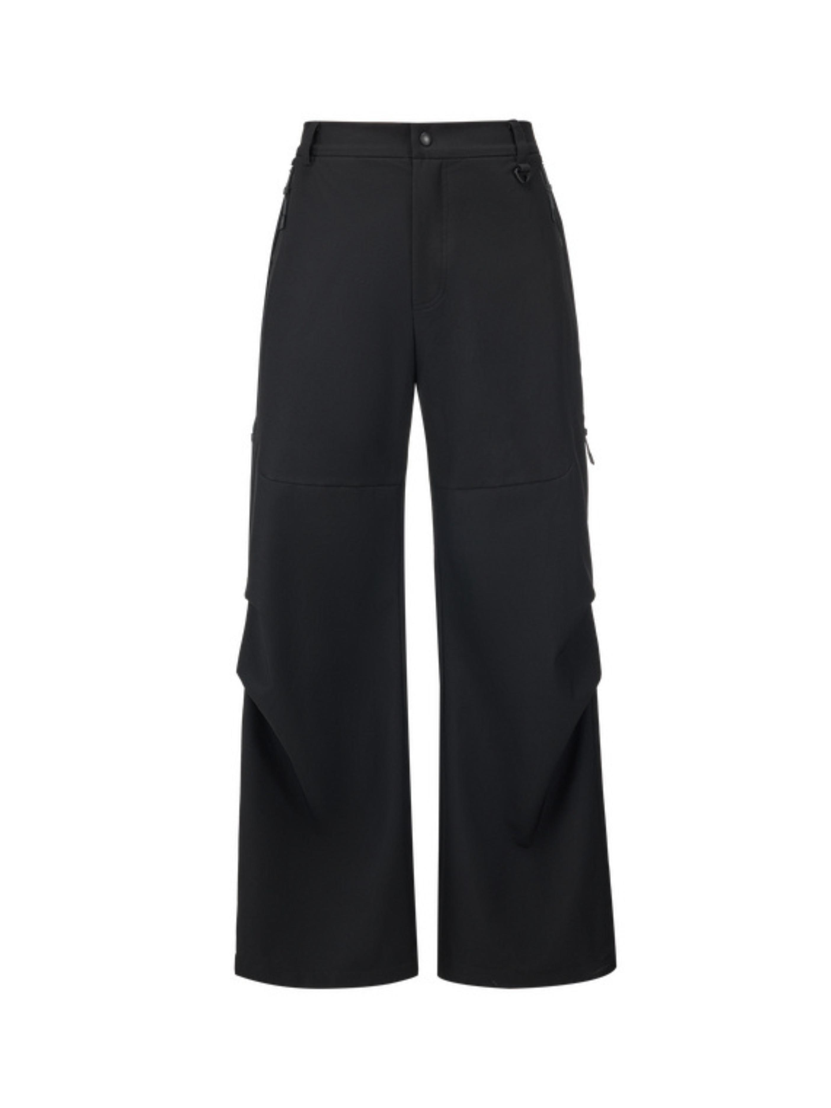 Stormlore - Men's Skin-Friendly Draped Zip Straight-Leg Pants