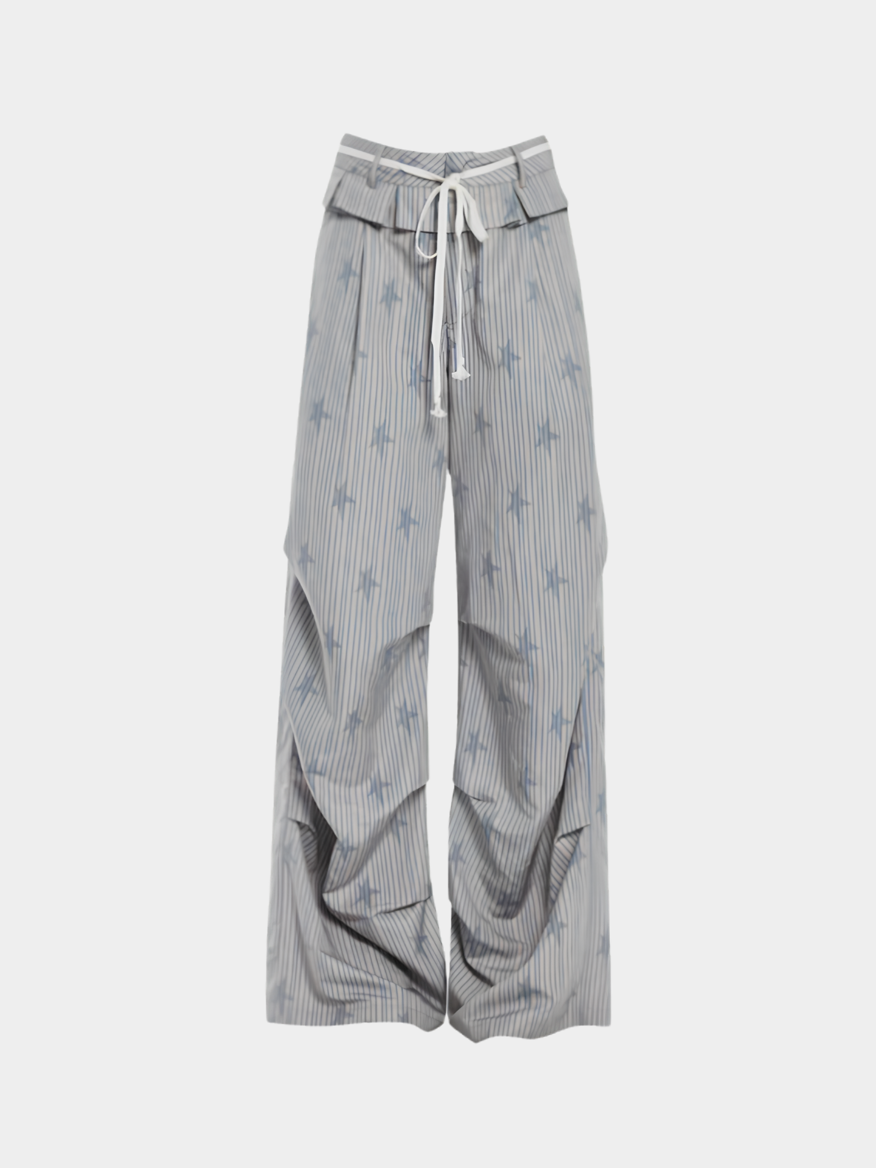 LineStar - Women's Striped Star Print Quick-Dry Parachute Pants