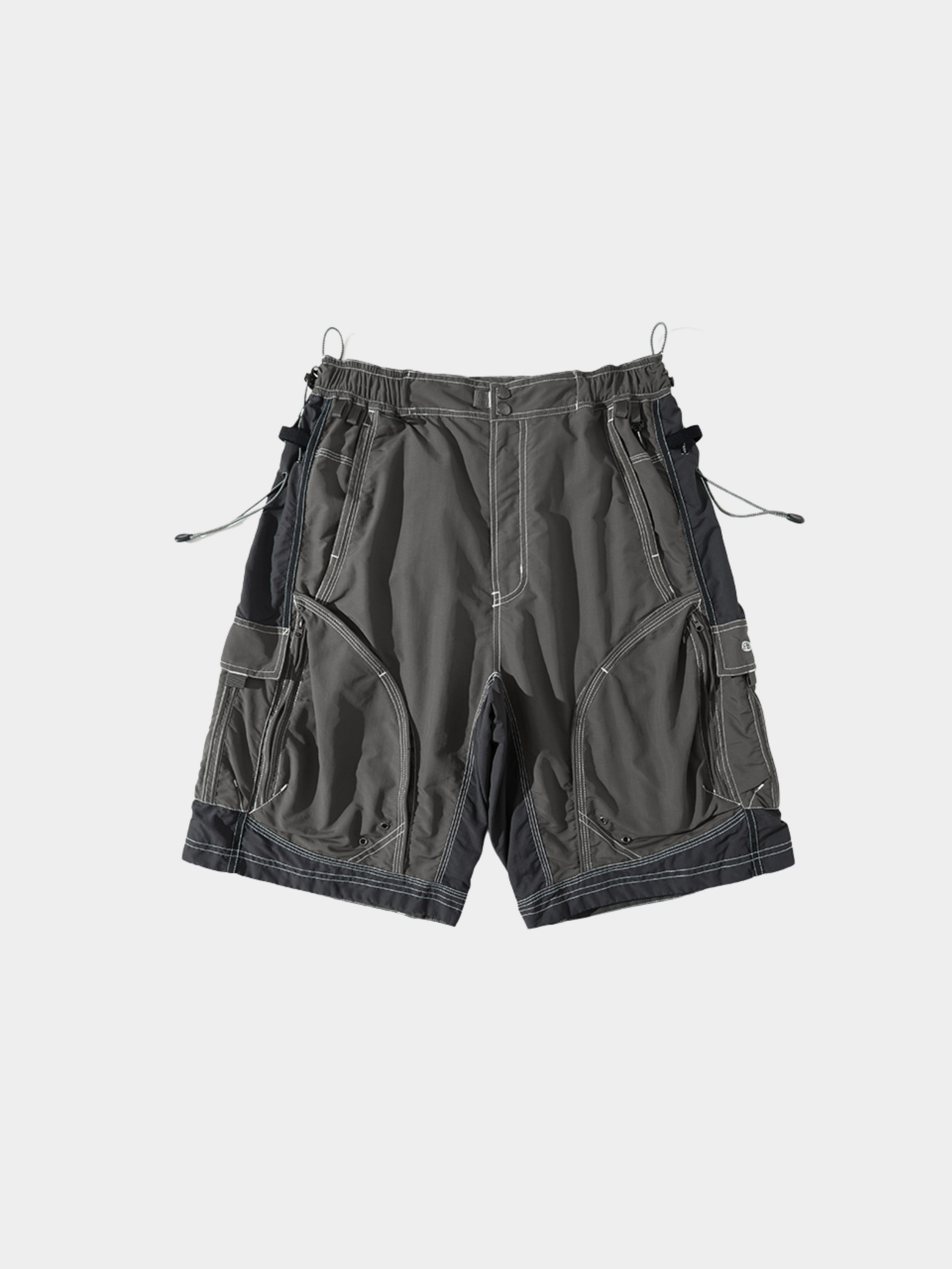 BaseMat - Men's Retro Patchwork 5-Inch Shorts GONGGAR SPORTS