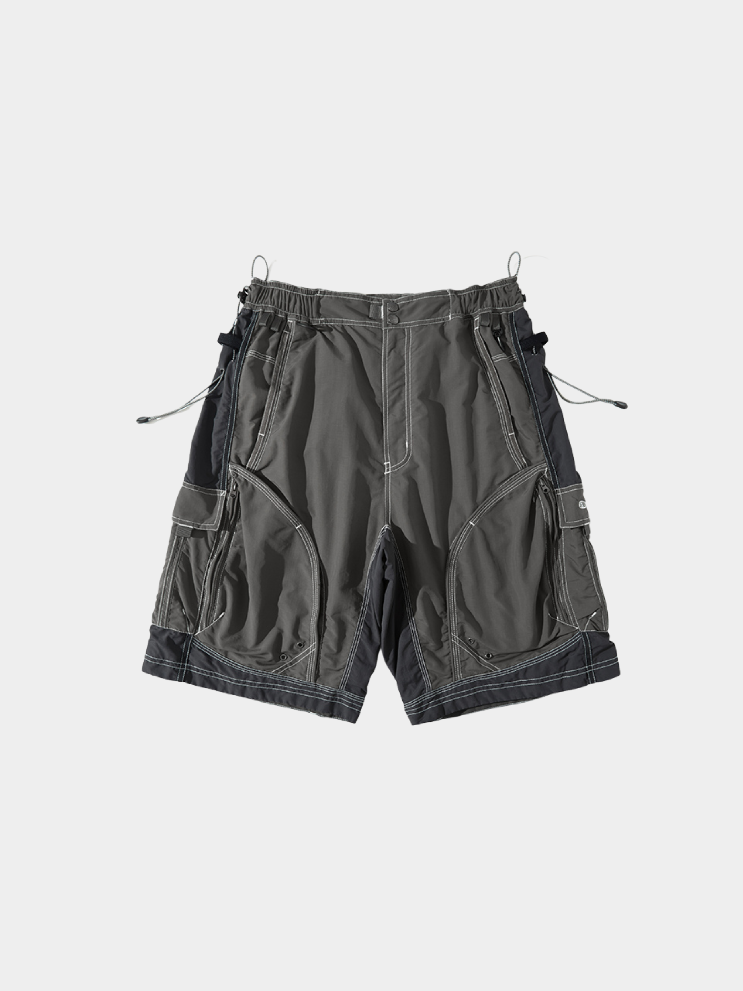 BaseMat - Men's Retro Patchwork 5-Inch Shorts GONGGAR SPORTS