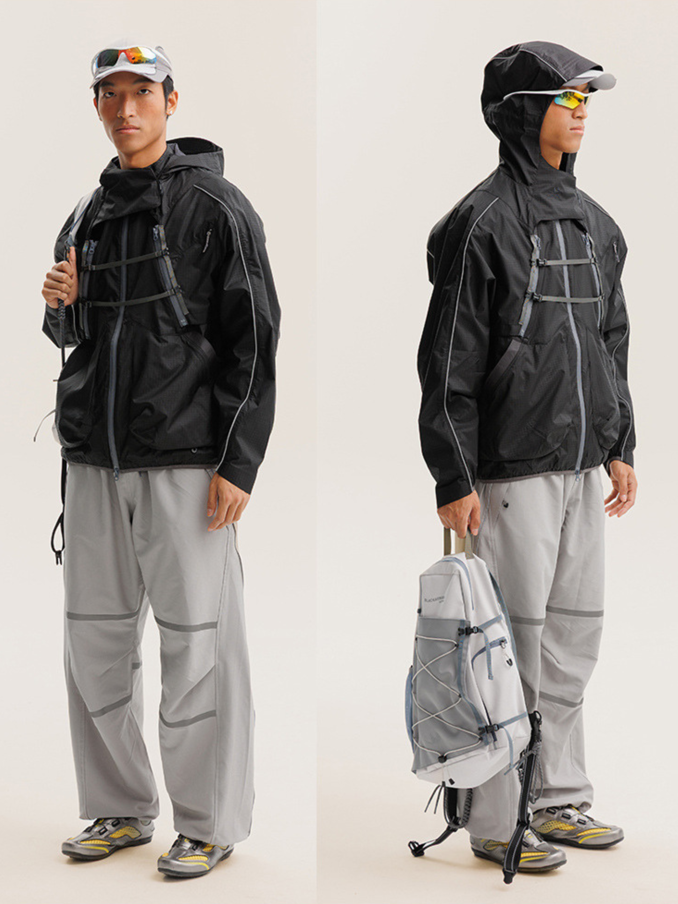 GT ONE - Unisex Water-Repellent Detachable Shell Jacket