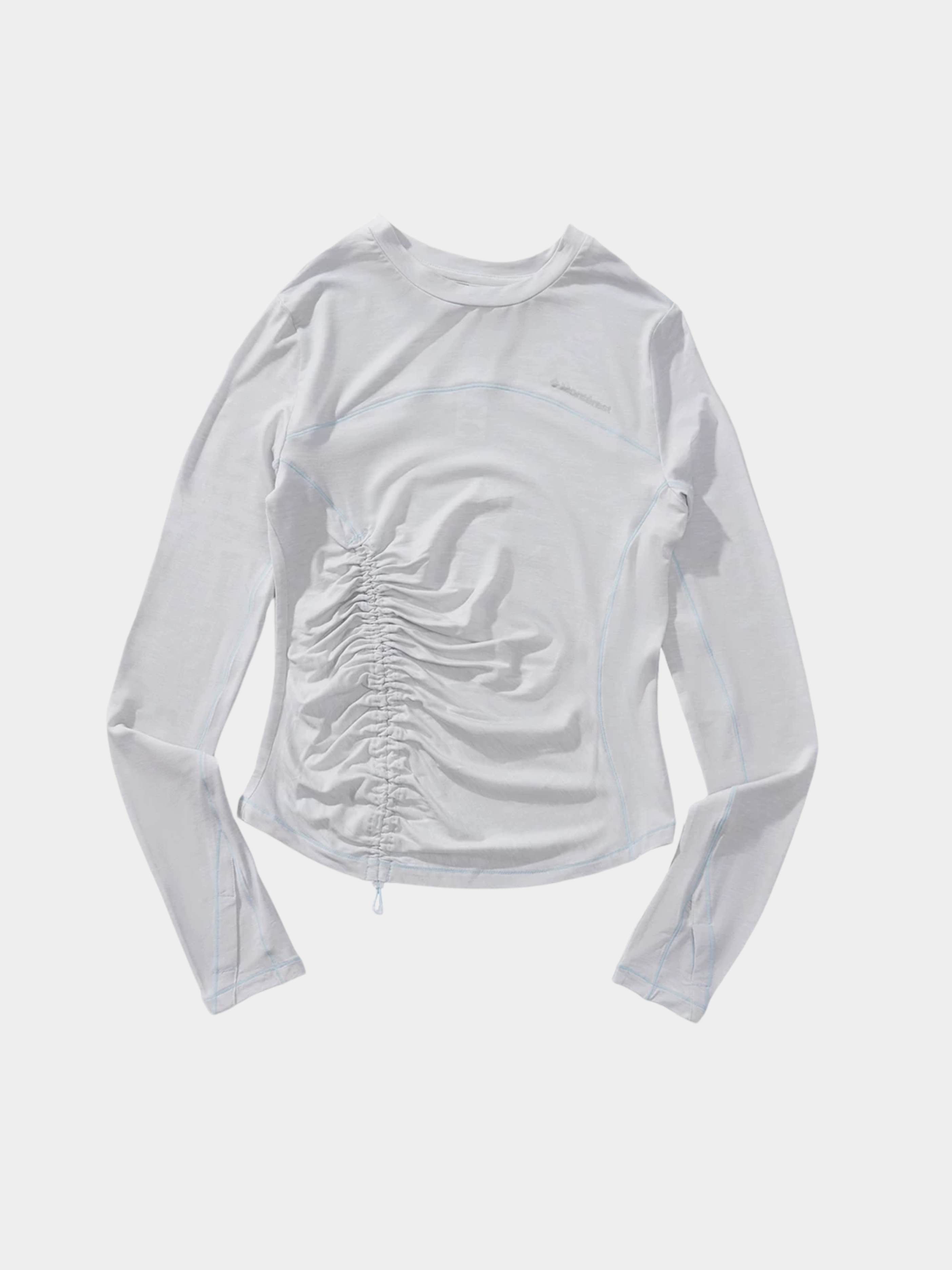 Cragnest - Women's 5A Antibacterial Wool Blend Ruched Quick-Dry T-Shirt