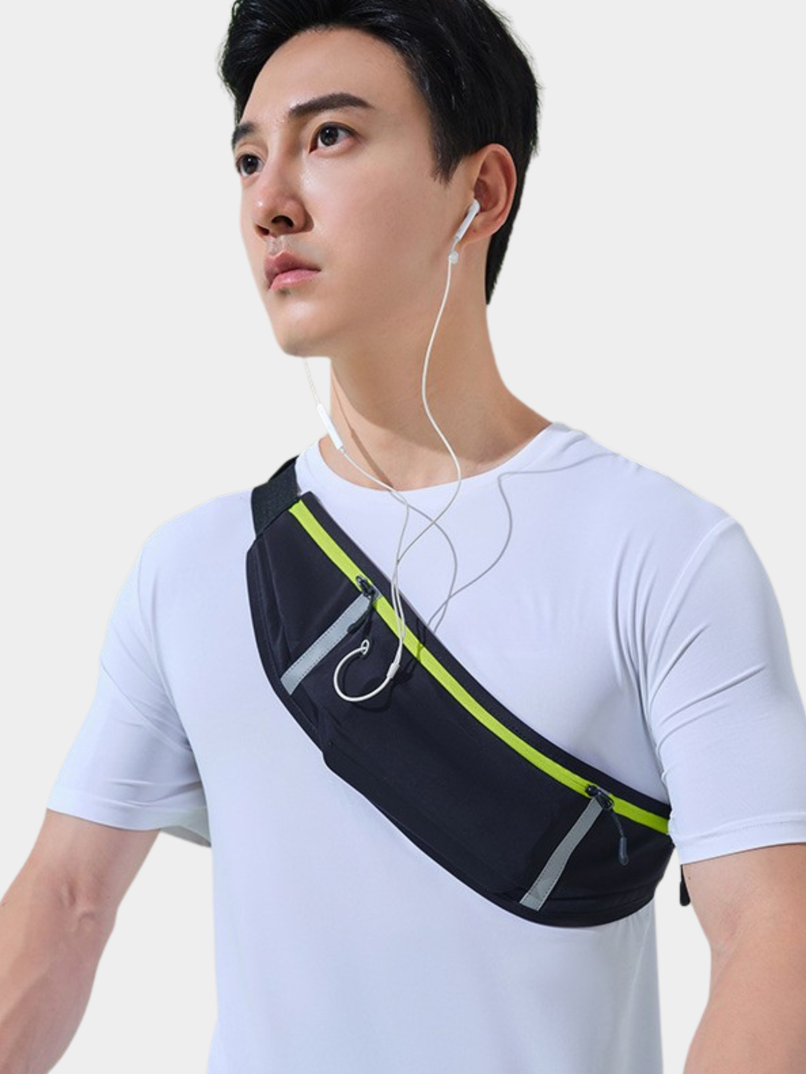 CougarPeak - Lightweight Reflective Fitness Crossbody Chest Bag