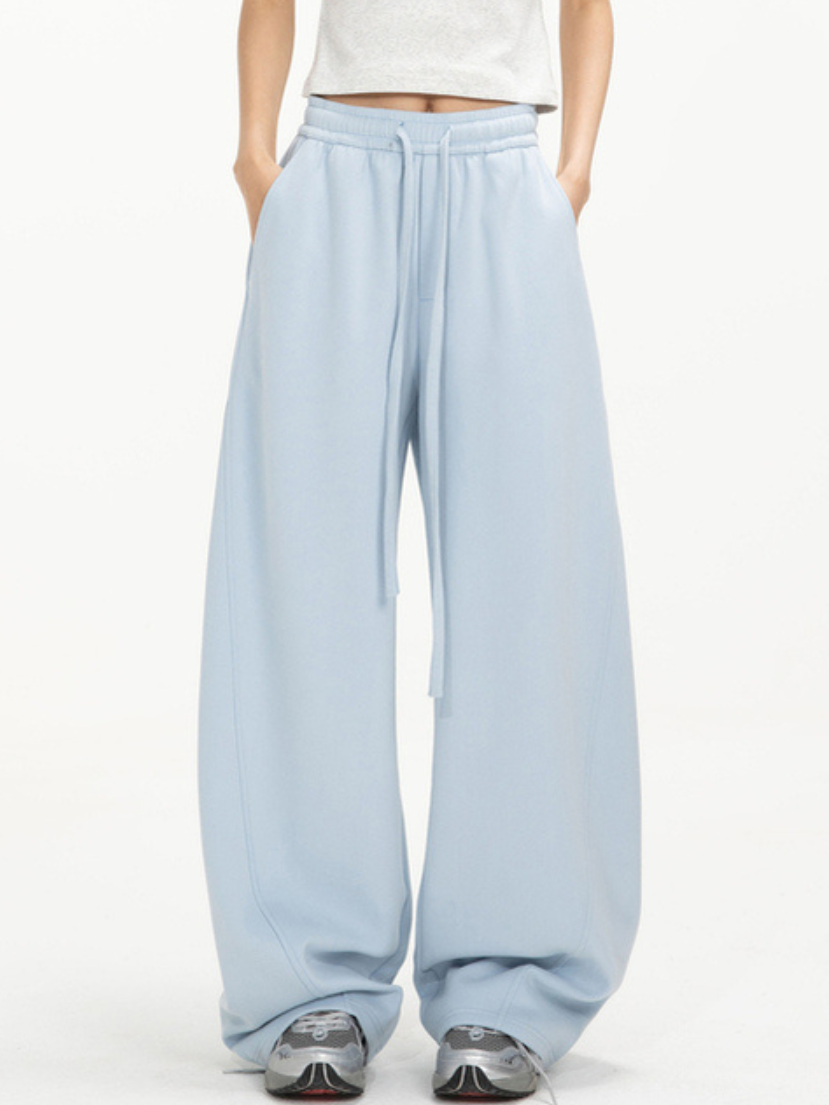 Peakstream - Women's Solid Drape Straight-Leg Sweatpants