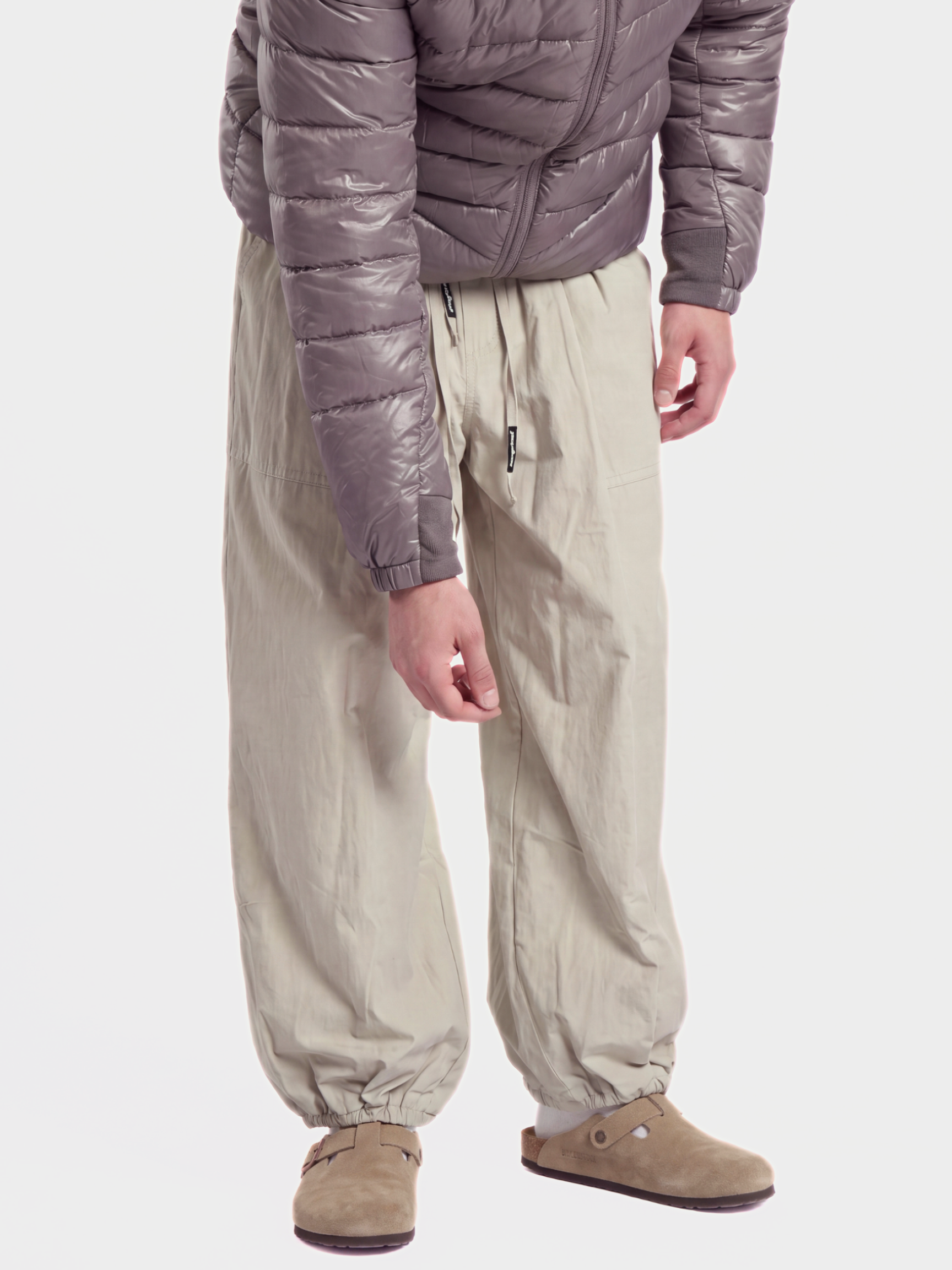 EagleStep - Unisex Loose Cotton Lantern Pants with Cinched Hem