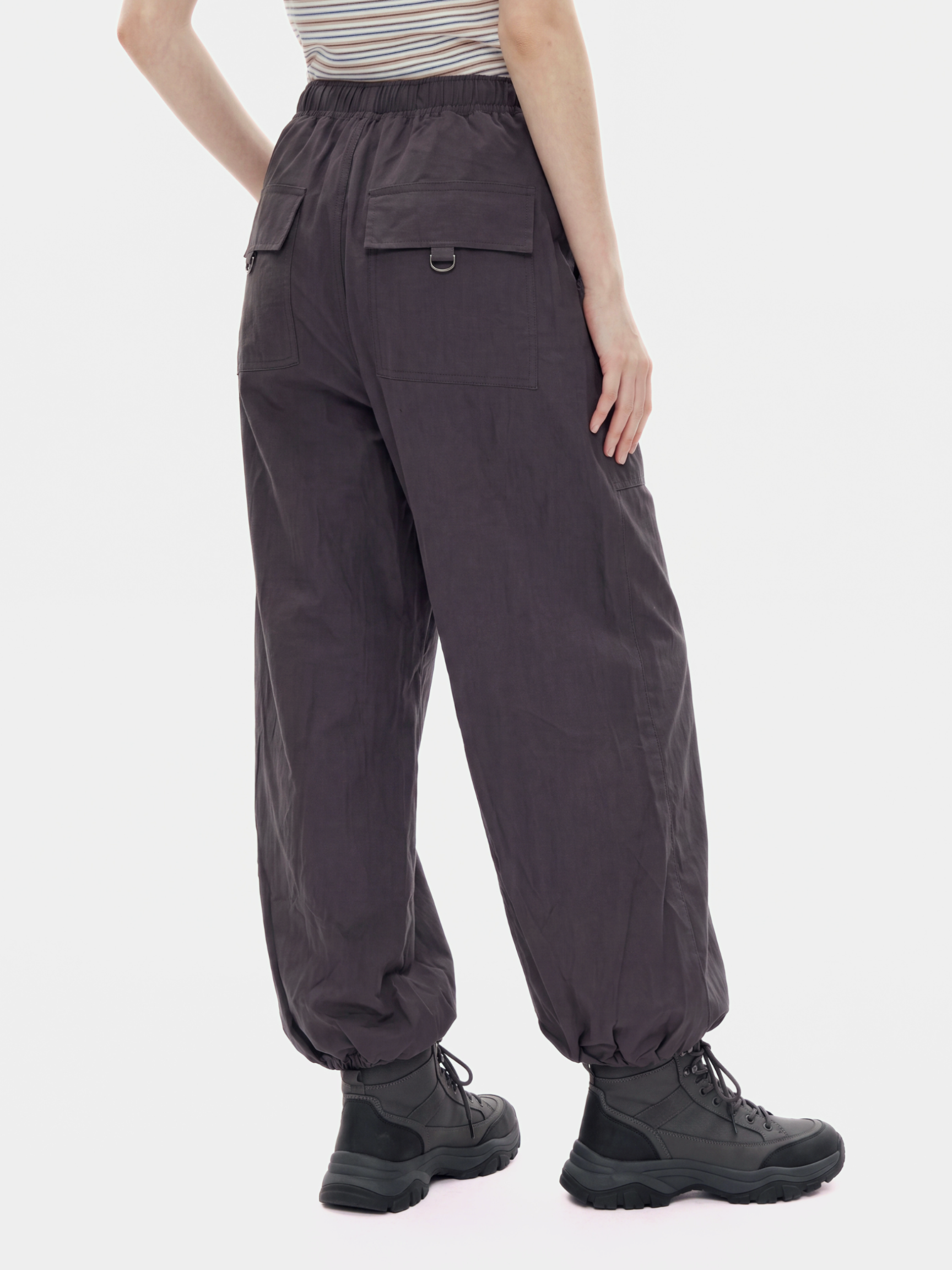 EagleStep - Unisex Loose Cotton Lantern Pants with Cinched Hem