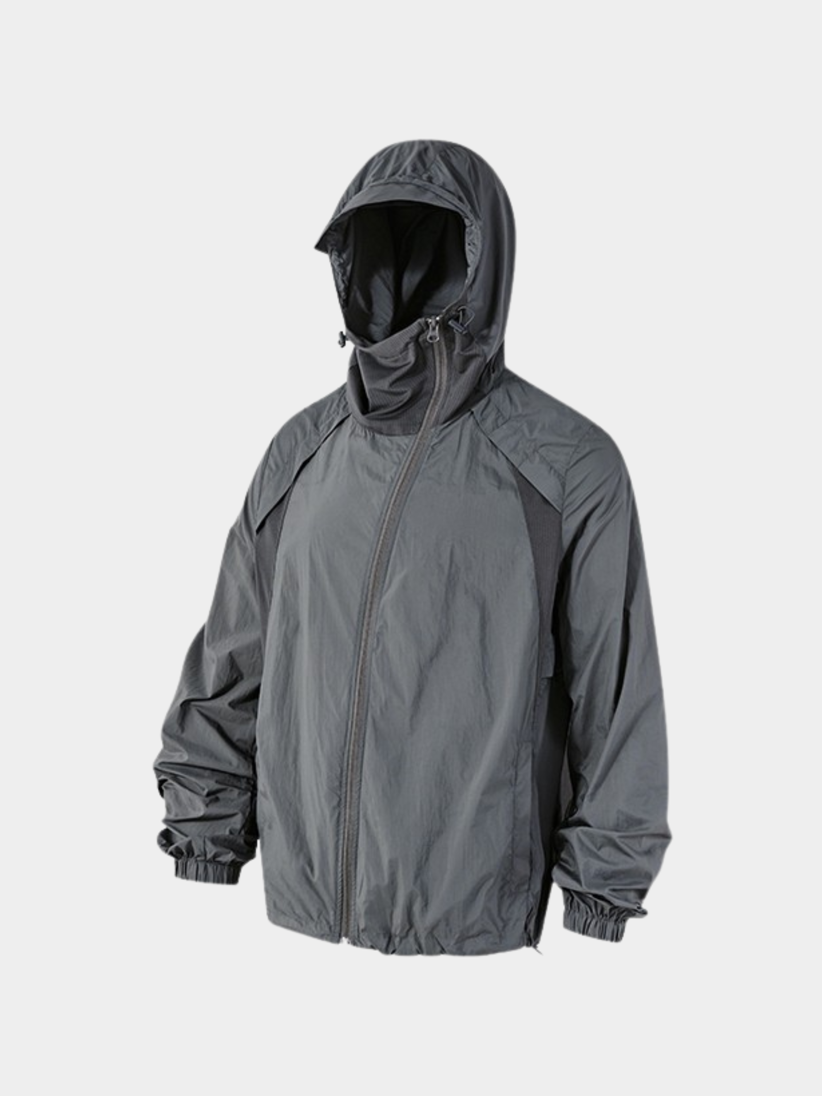 DustBase - Unisex UPF50+ Asymmetrical Zipper Antibacterial Jacket