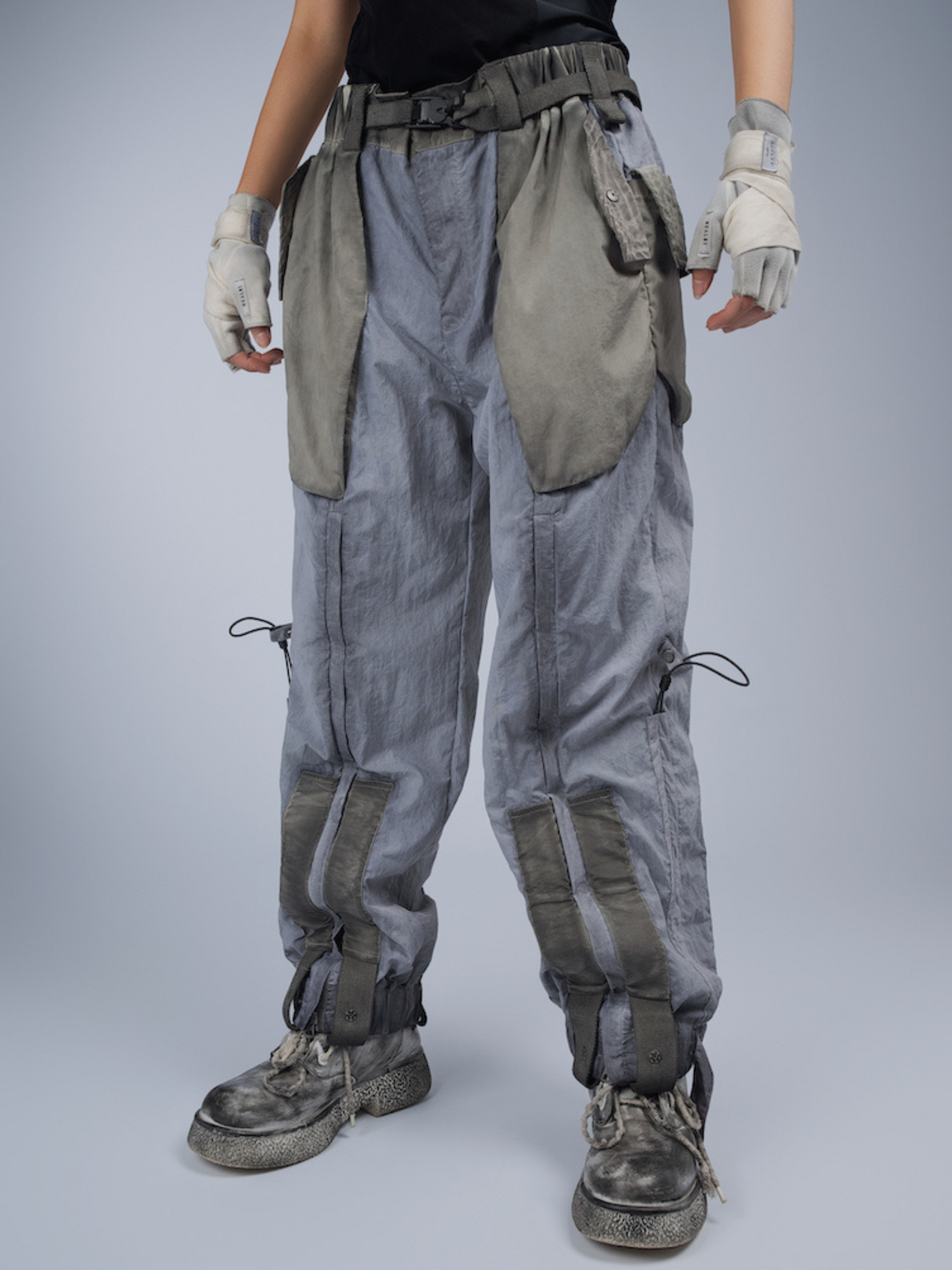 AquaFlask - Men's Distressed Dyed Jogger Pants GONGGAR SPORTS