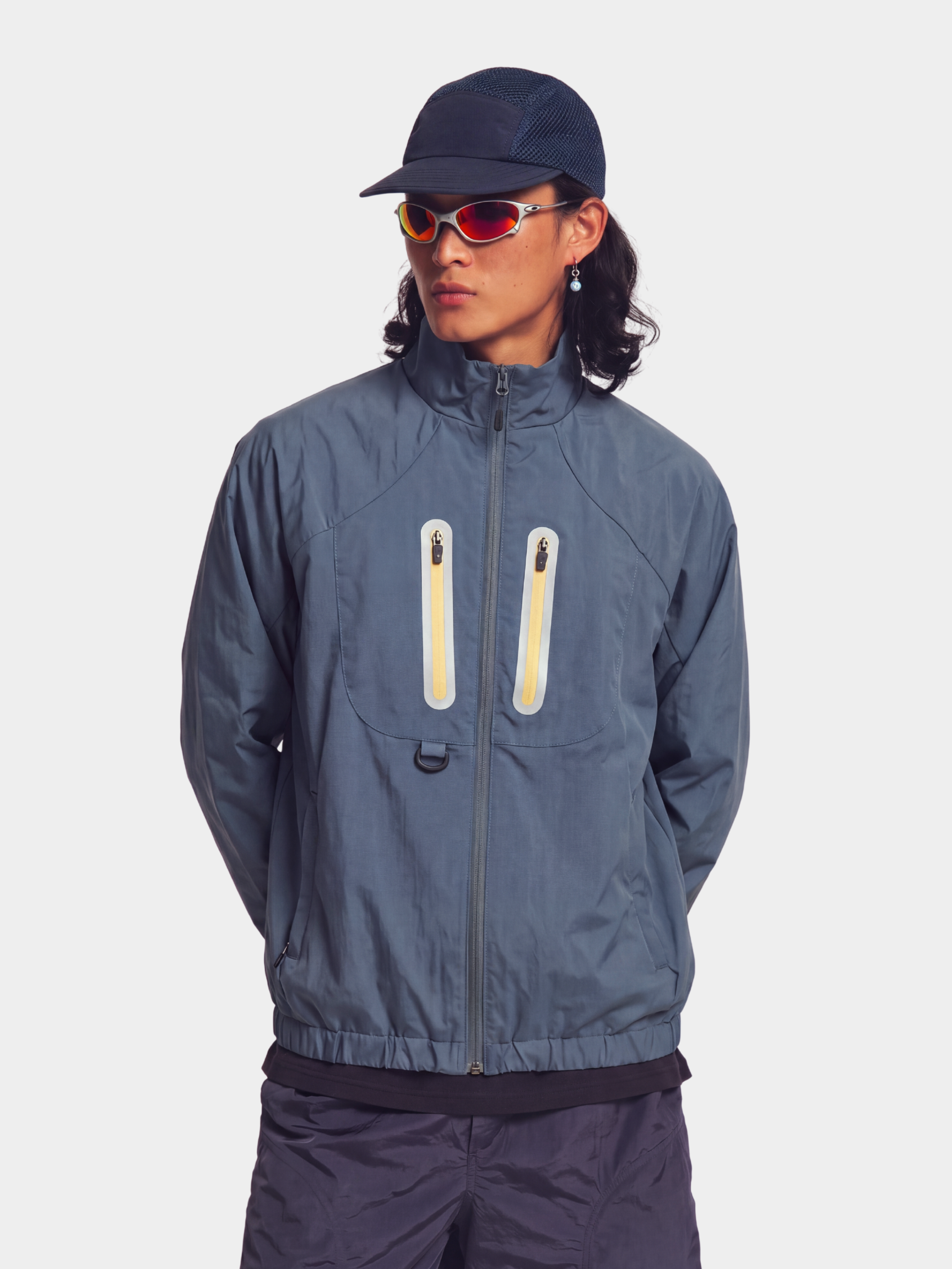 FlashSeam - Unisex Water-Repellent Color-Block Reflective Jacket
