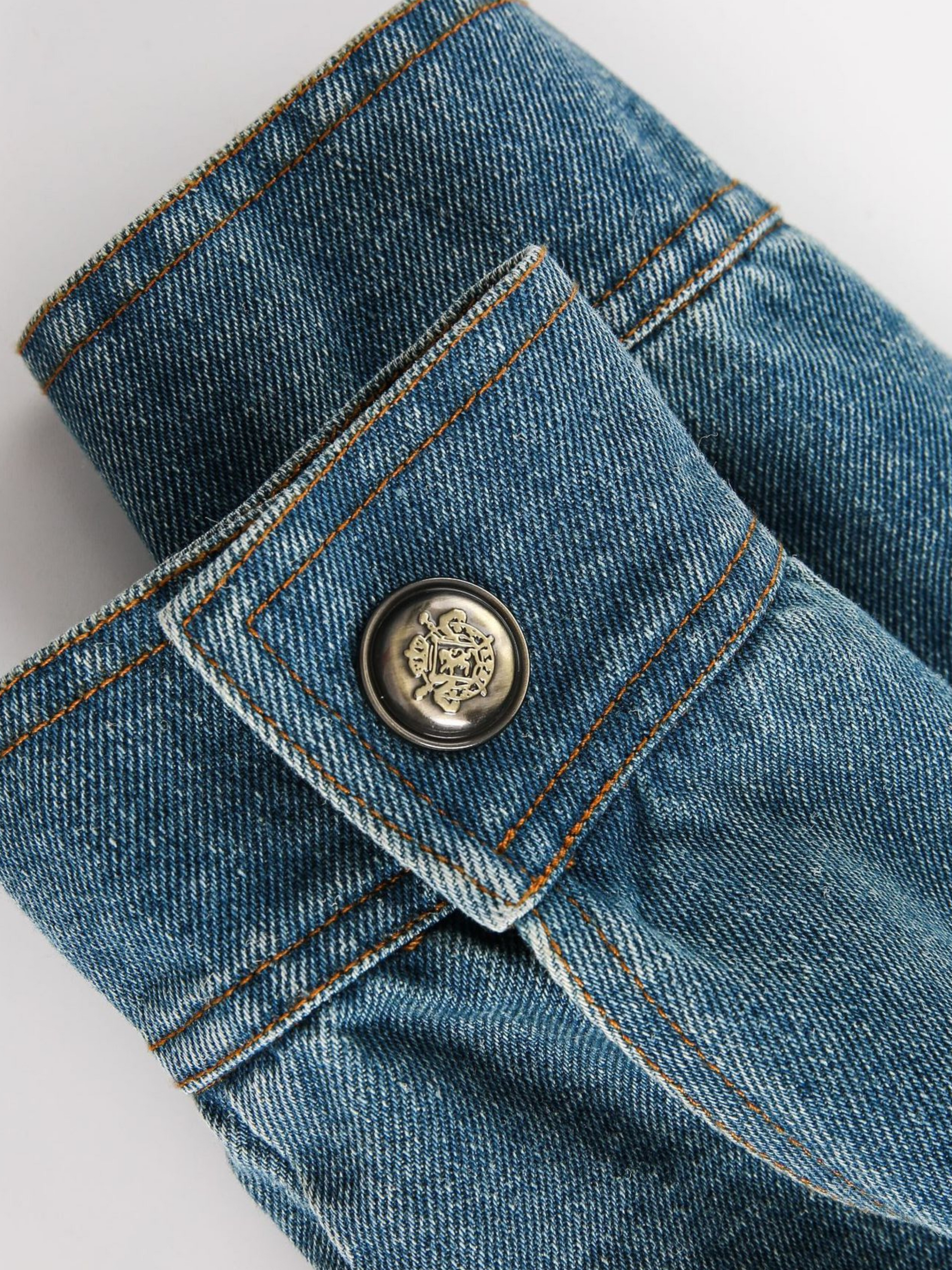 RavenLine - Women‘s Washed Denim Turndown Collar Jacket GONGGAR SPORTS