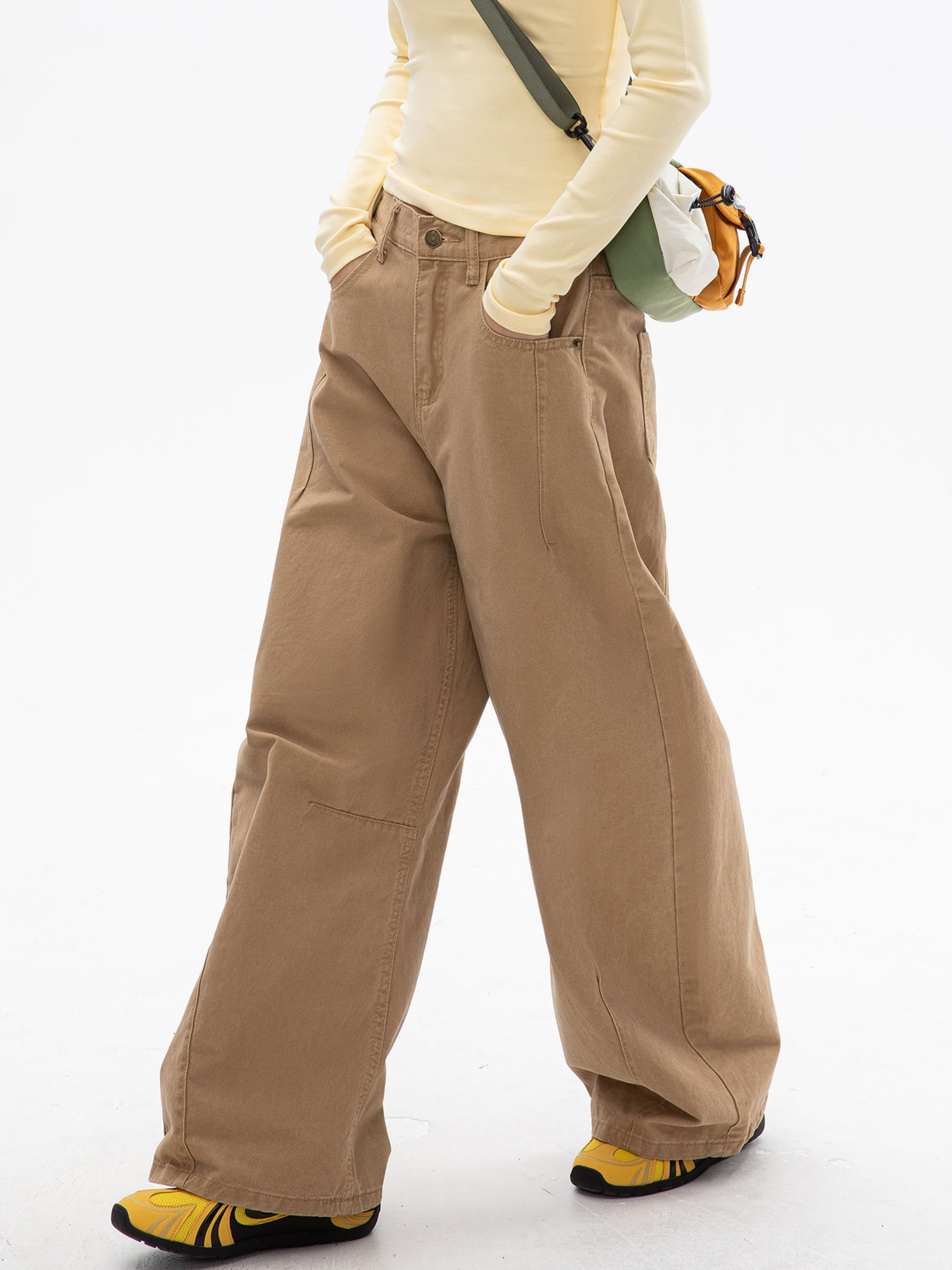 Valleyhike - Women's Relaxed Straight-Leg Cotton Pants