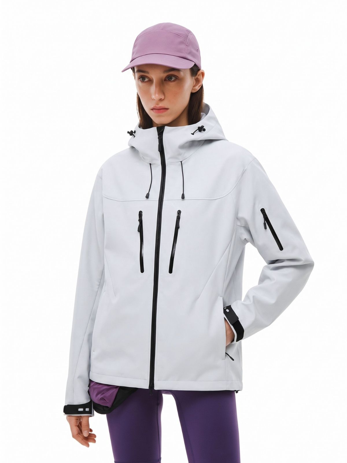 AshVault - Unisex 5,000mm Waterproof Windproof Seam-Sealed Shell Jacket