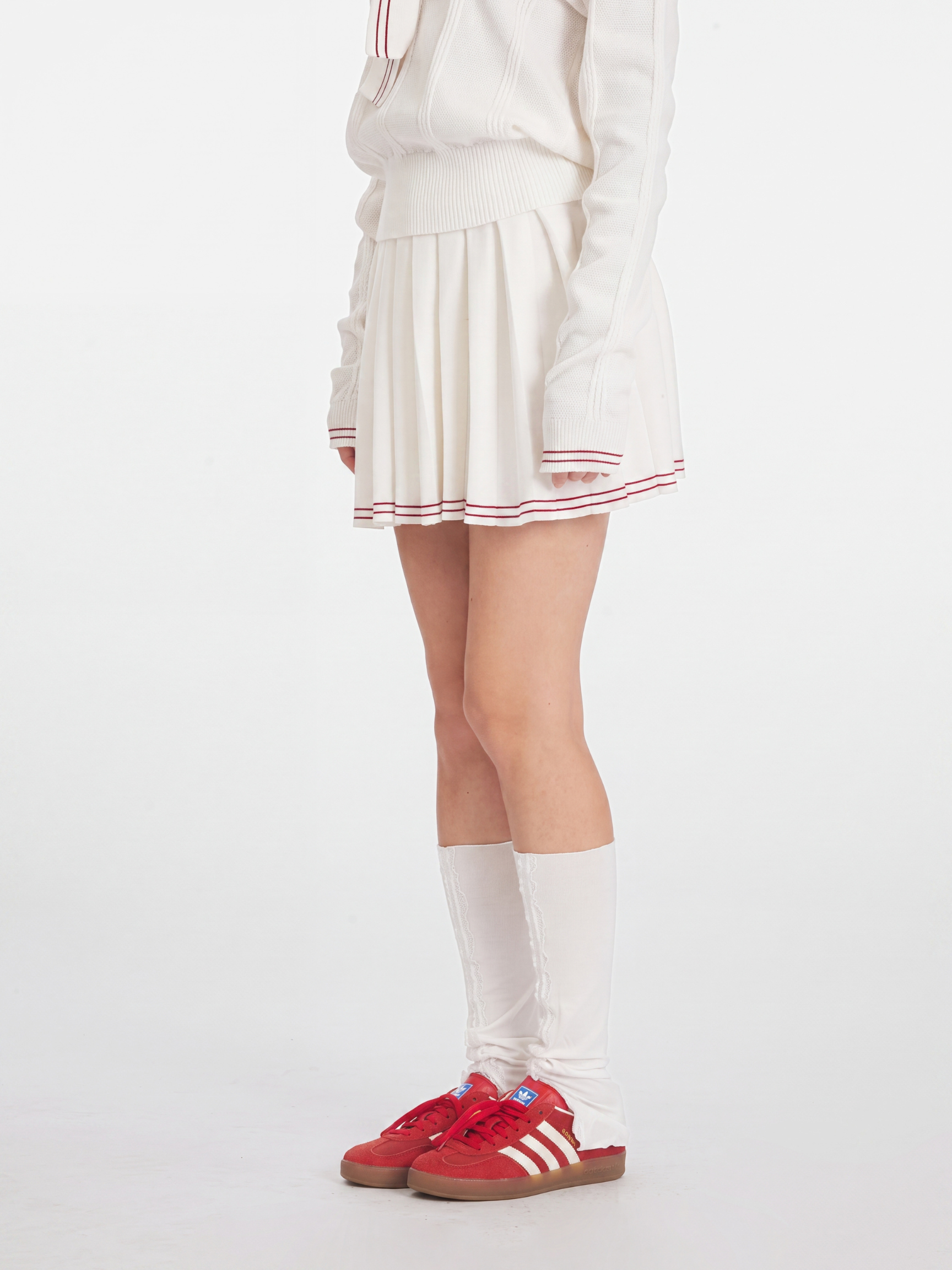 KnitDrift - Women's Embroidered Knit Two-Piece Set