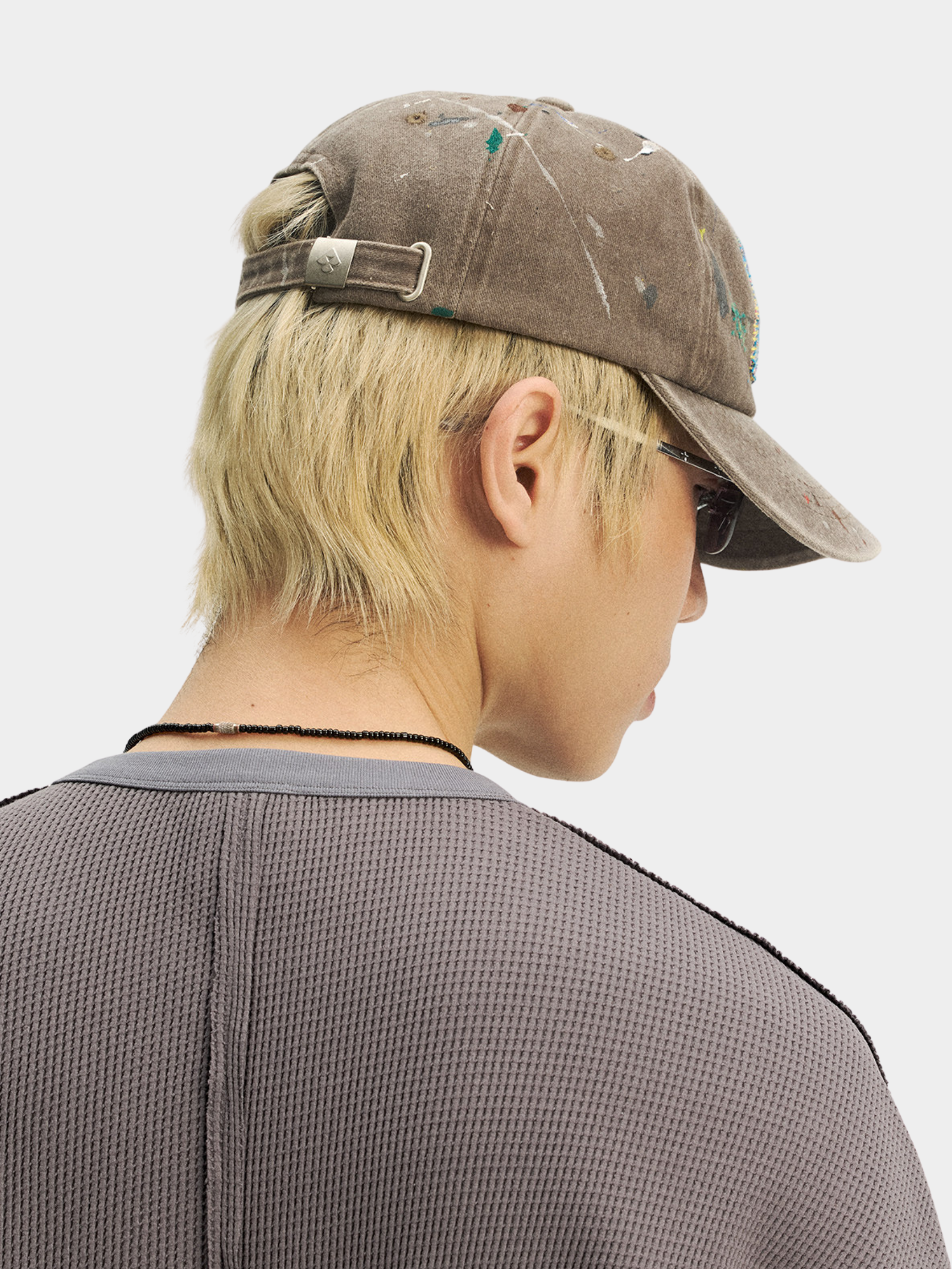 ArtSway - Hand-Embroidered Splatter Wash Baseball Cap
