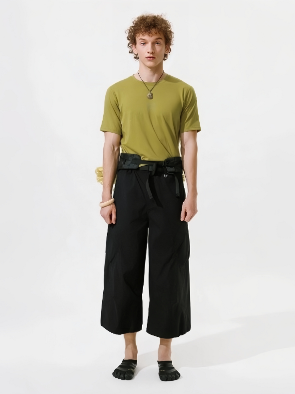 FoldDraw - Unisex Quick-Dry Adjustable Pleated Lightweight Cropped Pants