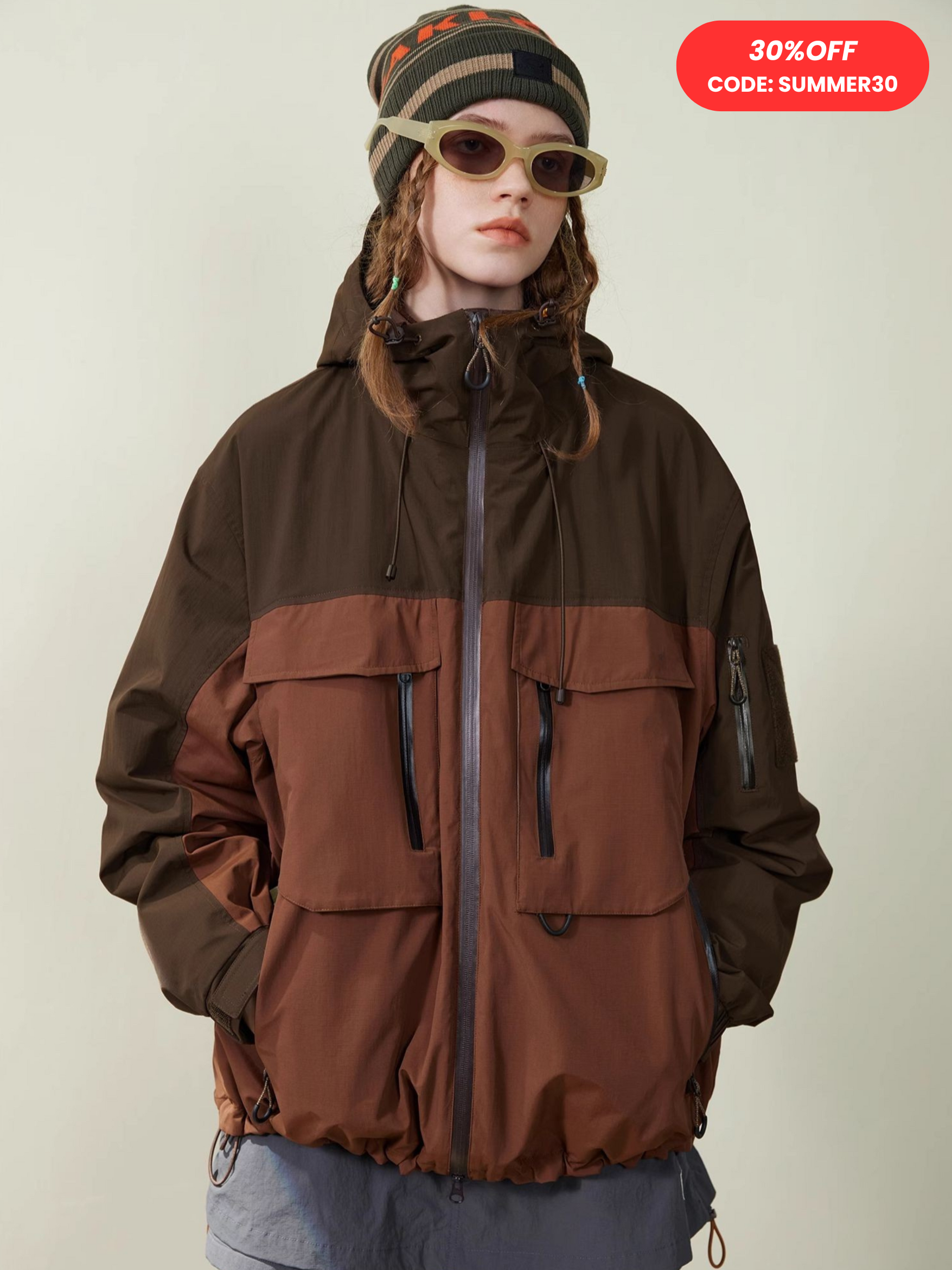 CanyonLife - Unisex Hard Shell Waterproof Outdoor Jacket