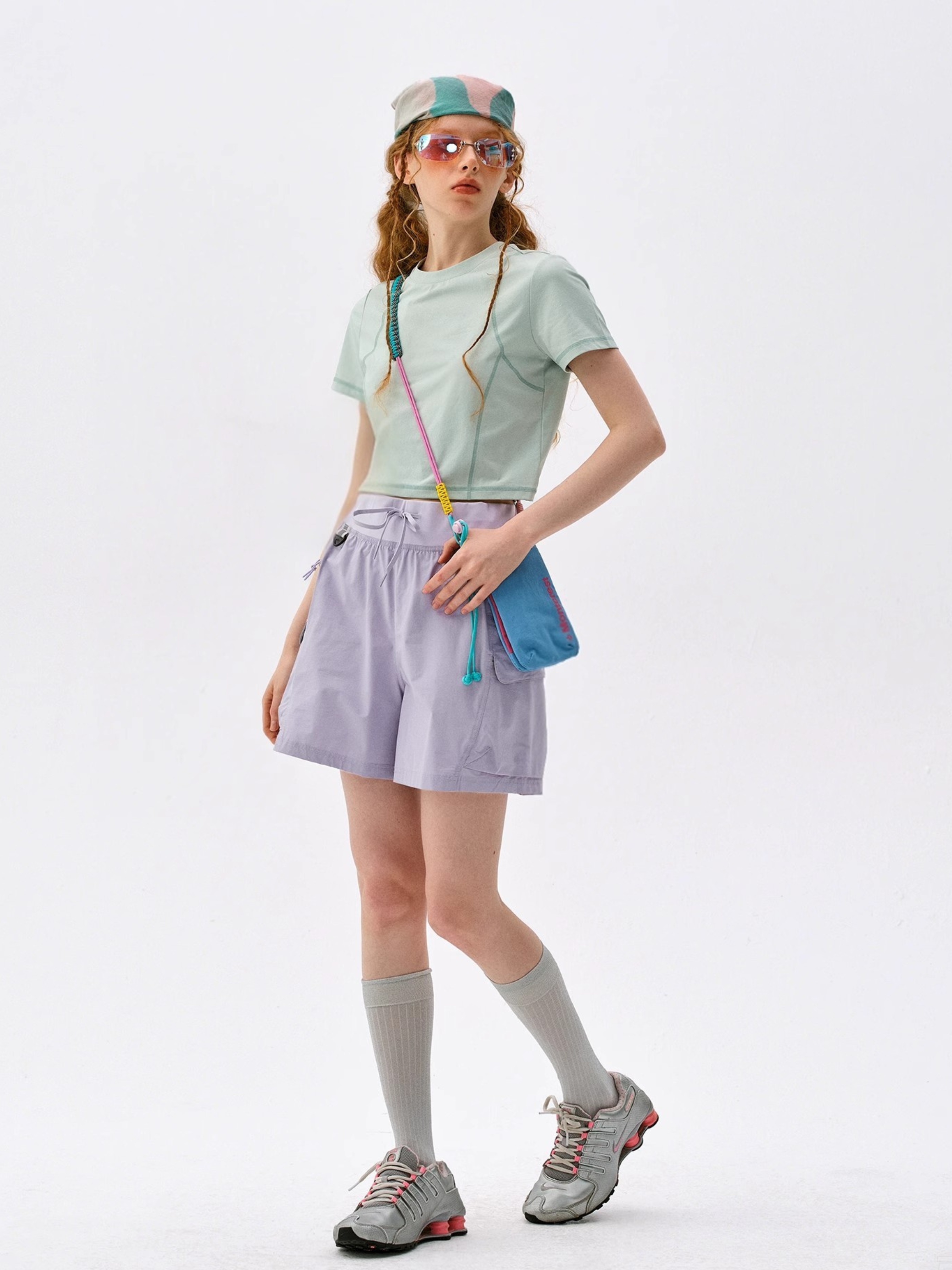 Cougarnest - Women's Drawstring Reflective Quick-Dry Shorts