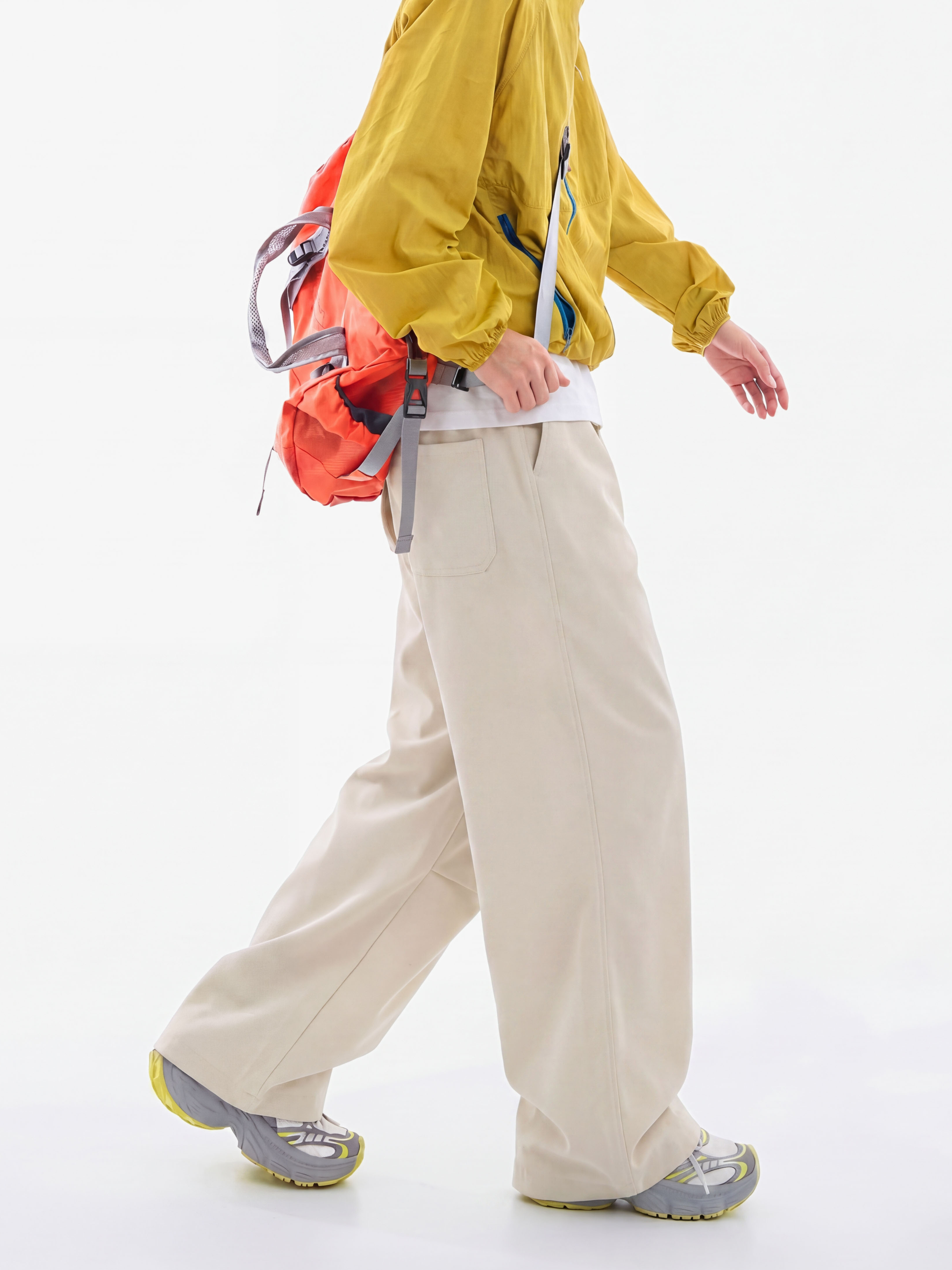 FoxPeak - Unisex Lightweight Pleated Paratrooper Pants