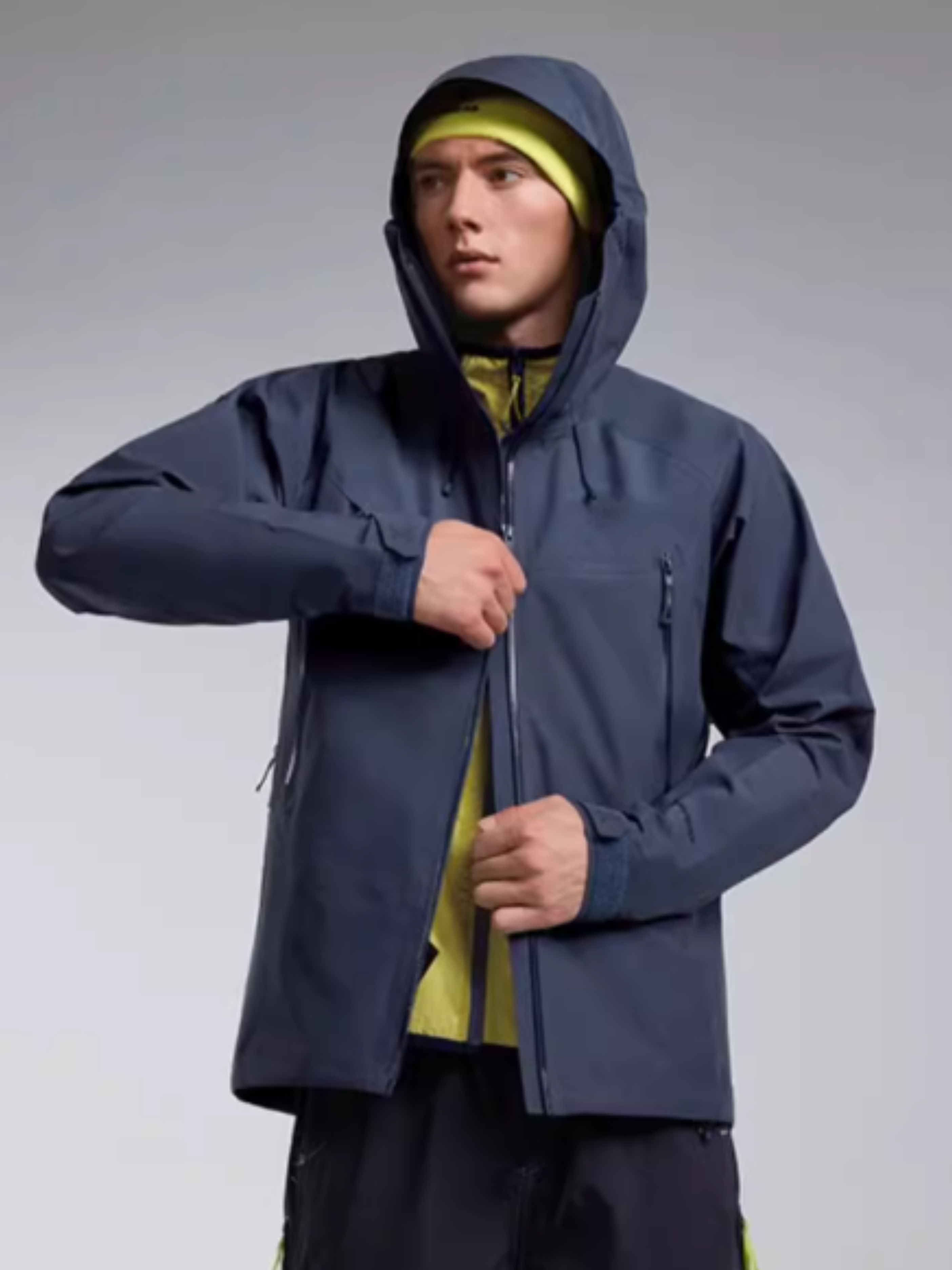 GONGGAR-S - Unisex Hard Shell Hooded Jacket