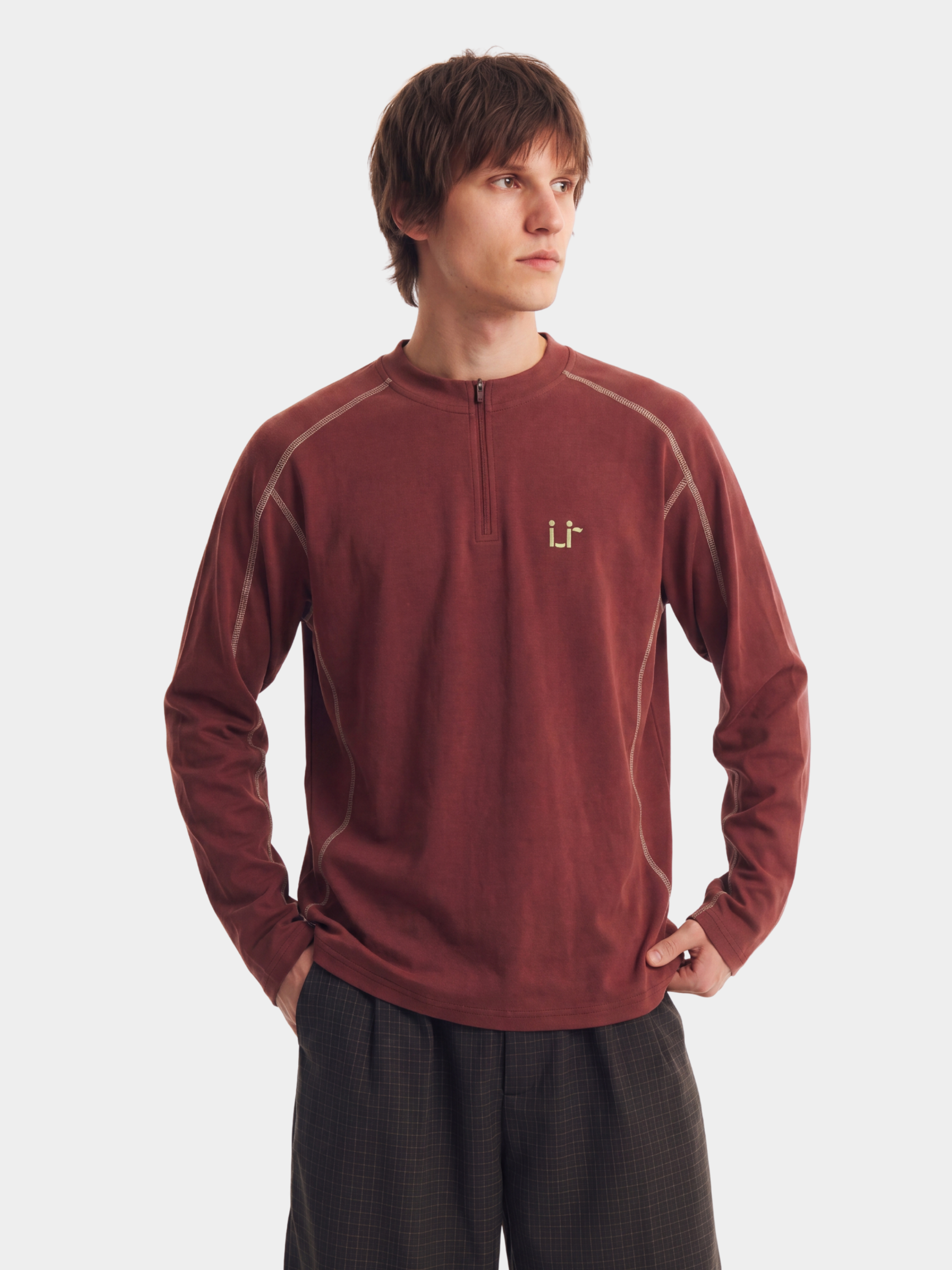 Meridian - Men's Sorona® Cooling Zip-Up Quick Dry Performance T-Shirt