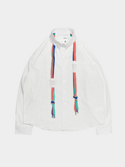CougarLife - Unisex Colorful Woven Tape Long-Sleeve Shirt
