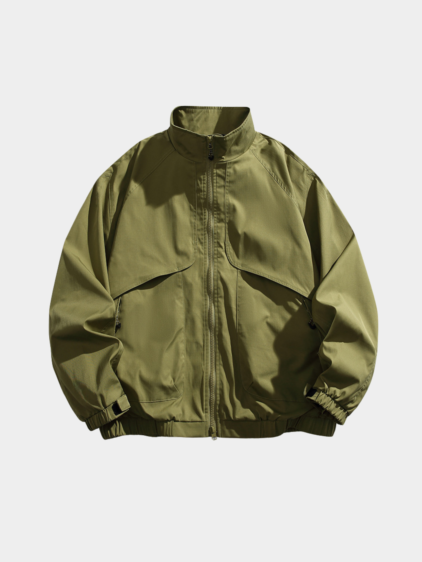SkyVeil - Lightweight Water-Repellent Stand Collar Jacket