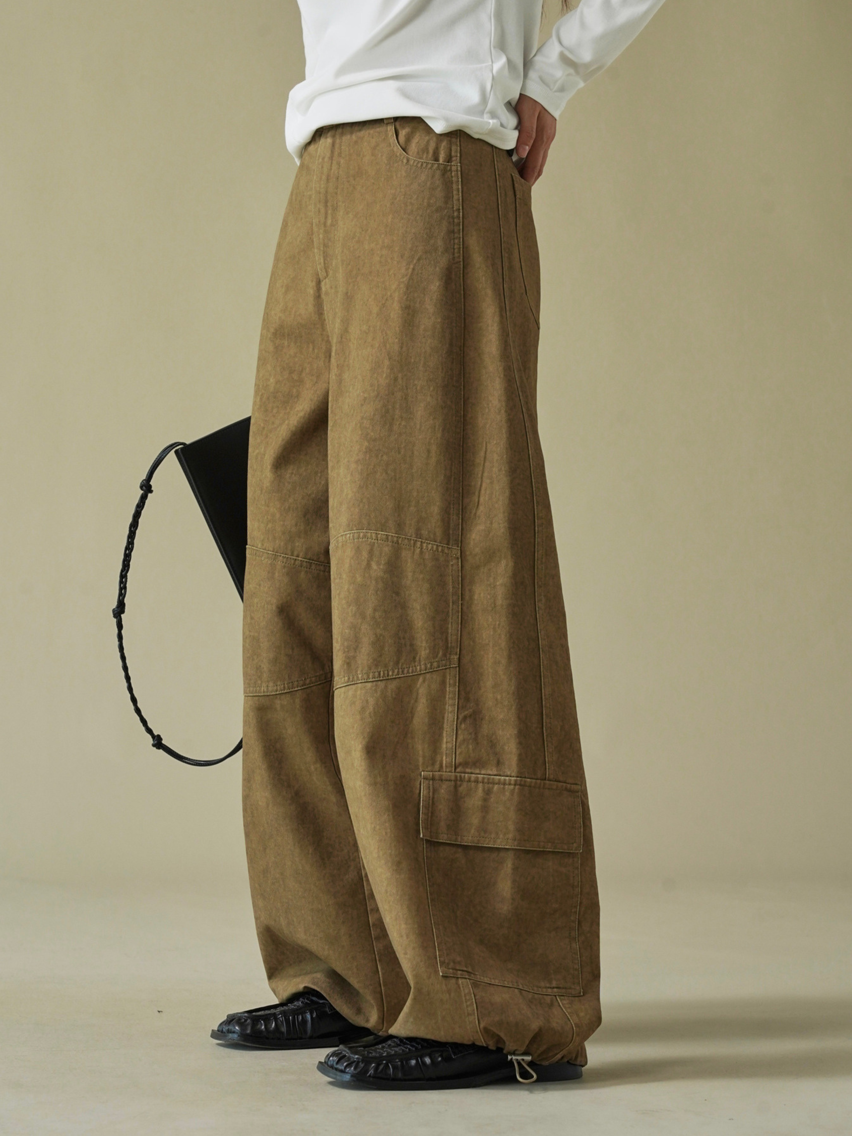 Aquacrest - Women's Wash Utility Large Pockets Cargo Pants