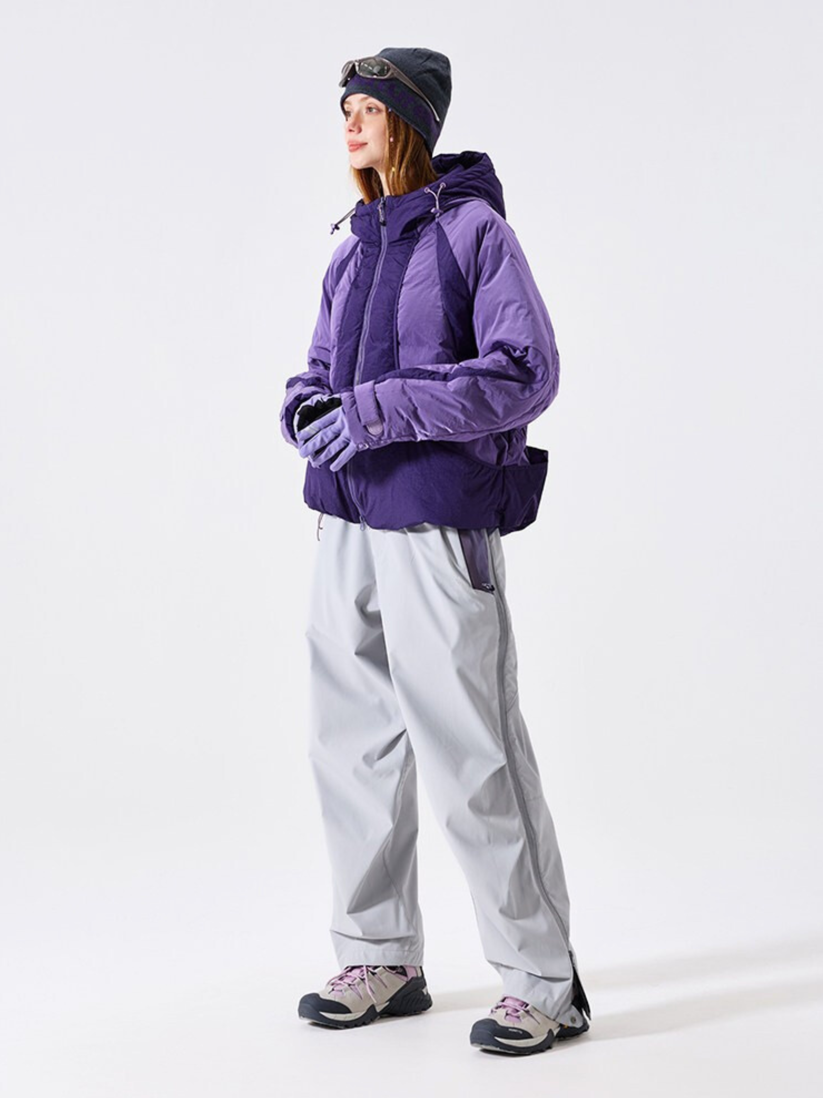 RavenPath - Women's Windproof & Water-Repellent 85% White Duck Down Jacket