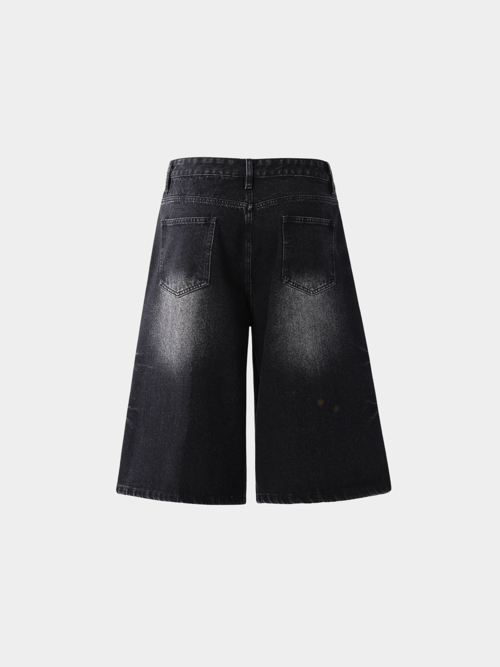 BaseWrap - Men's Straight-Leg Denim Shorts GONGGAR SPORTS