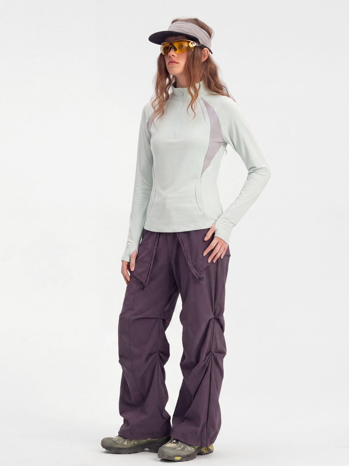 FlexTrail - Women's Moisture-Wicking Breathable Quick-Dry Long-Sleeve T-Shirt