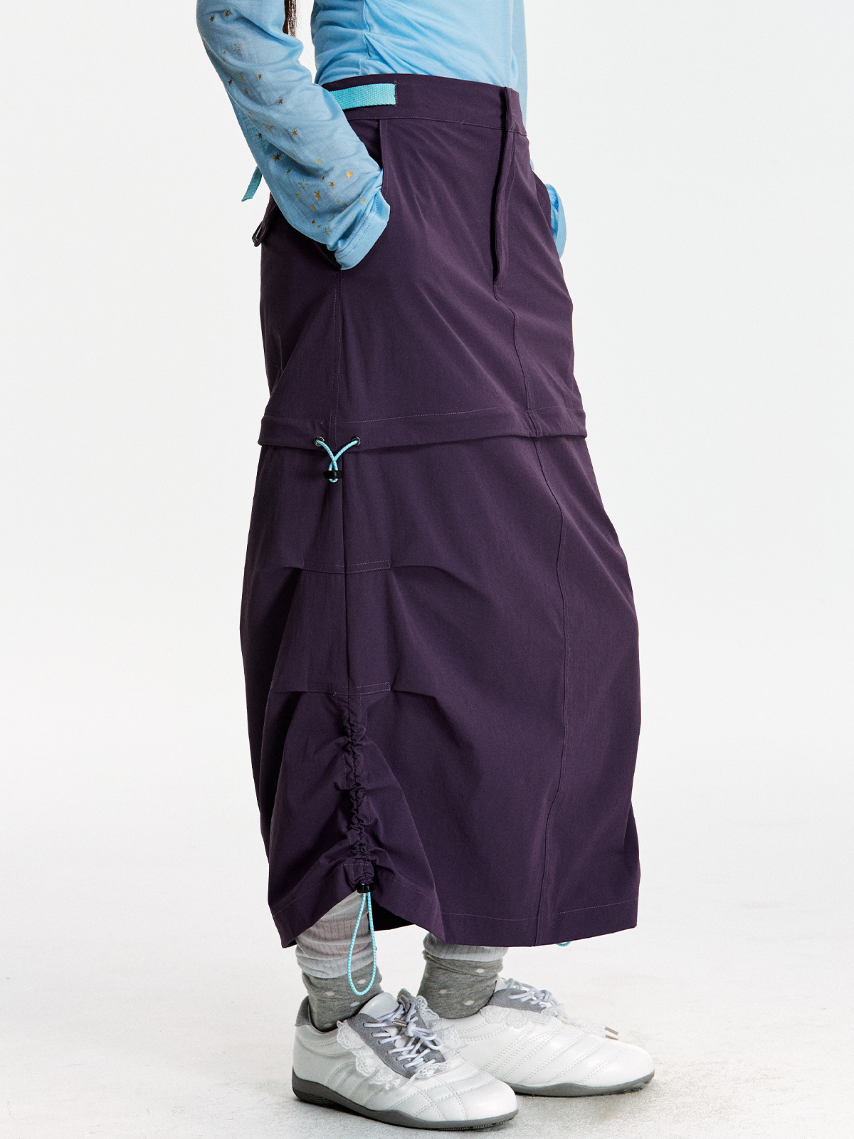 Emberfield - Women's Water-Repellent Detachable-Hem Utility Skirt