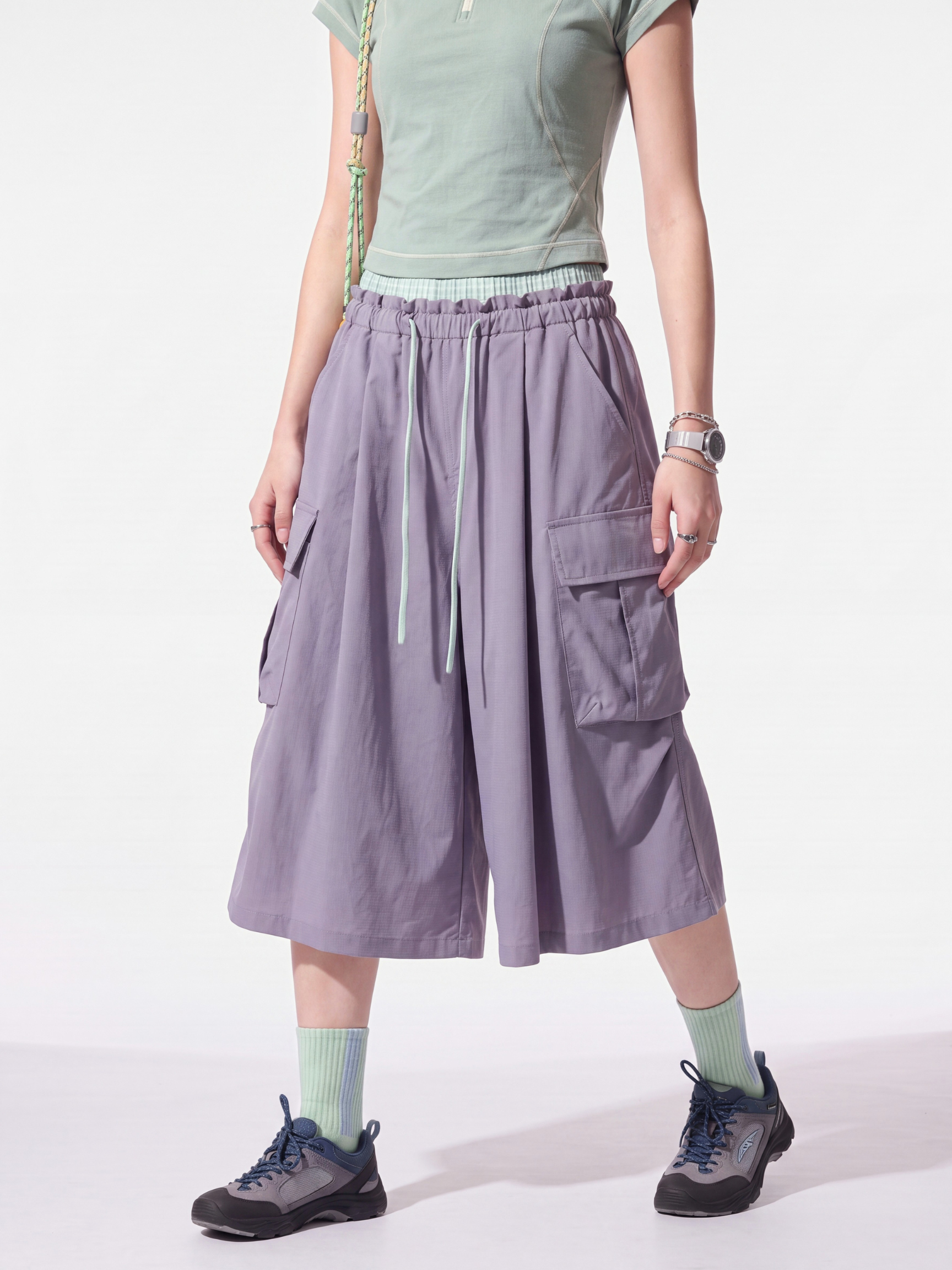 CreekGlide - Women's Water-Repellent Quick-Dry Multi-Pocket Cropped Pants