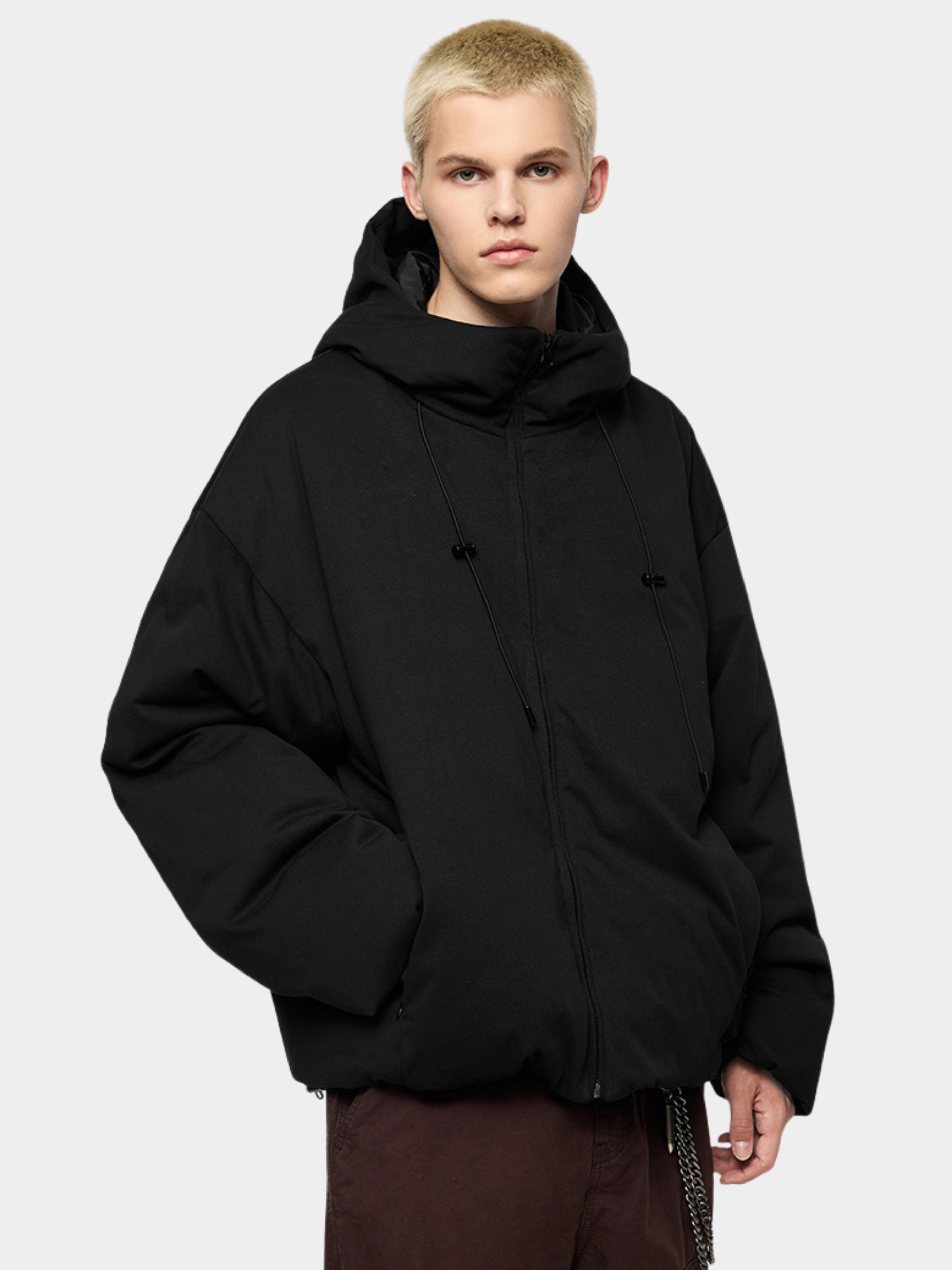 DryCanopy - 90% Duck Down Knit Fabric Hoodie Jacket