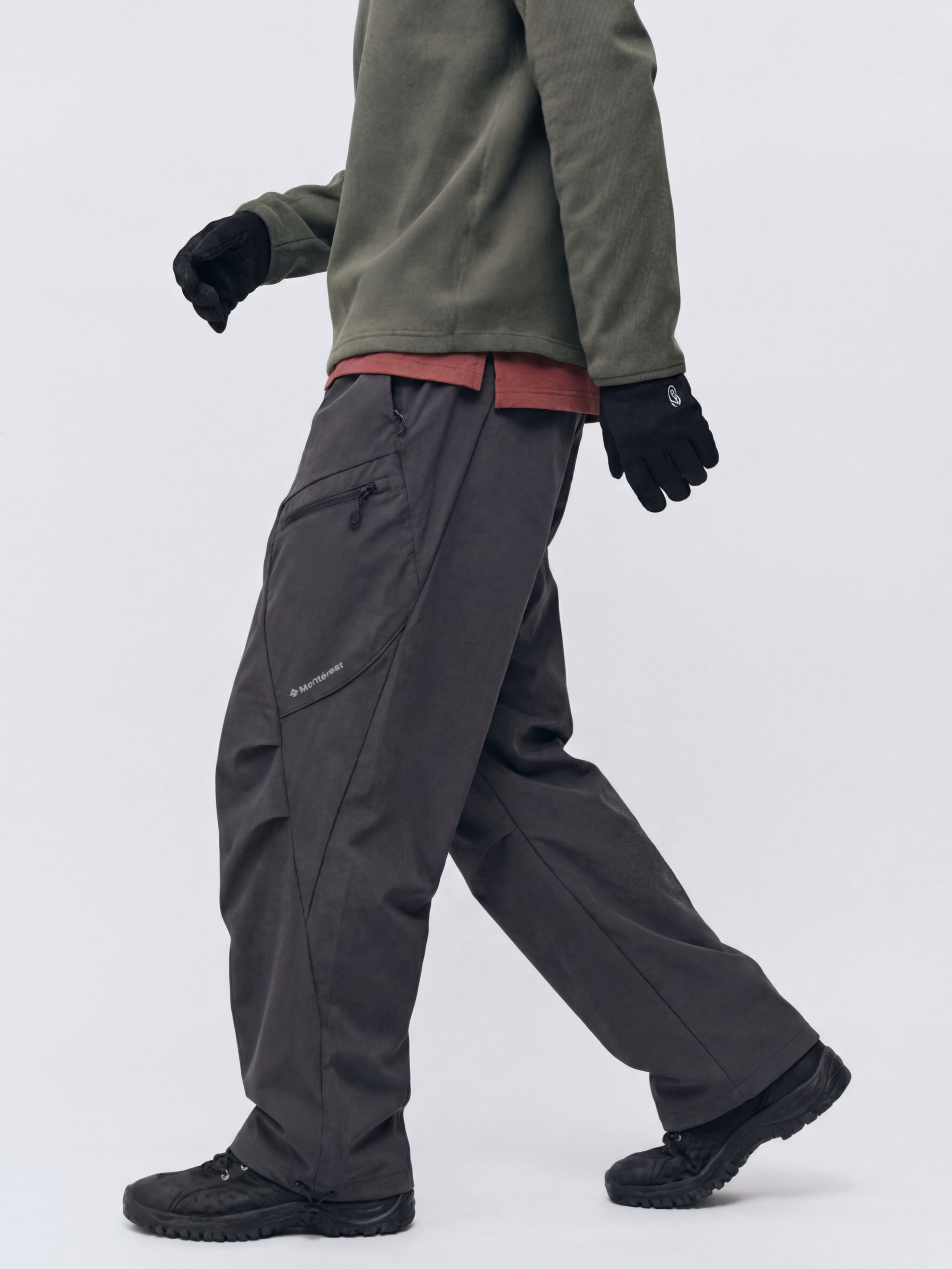 Emberfire - Unisex Water-Repellent Multi-Pocket Drawstring Utility Pants