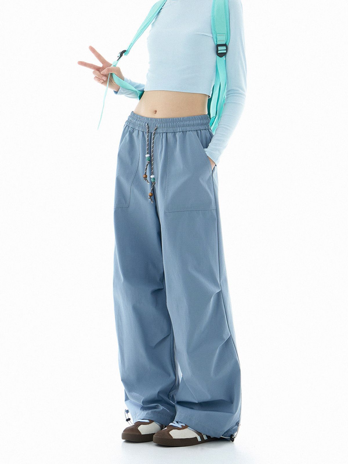 Spireclimb - Unisex Wind-Resistant Straight-Leg Paratrooper Pants