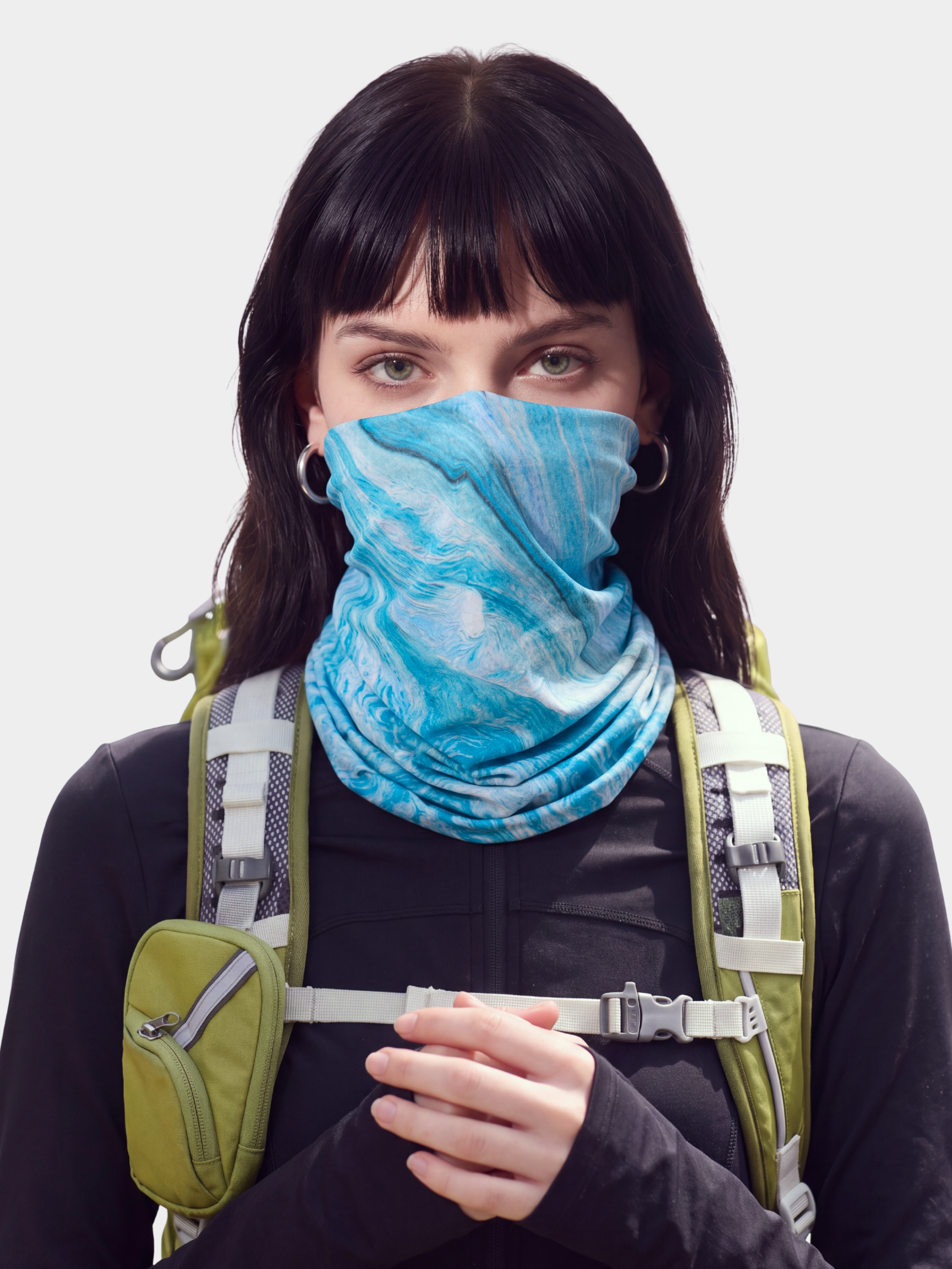 FrostDrift - UPF50+ Cooling Quick-Dry Sun Protection Face Cover