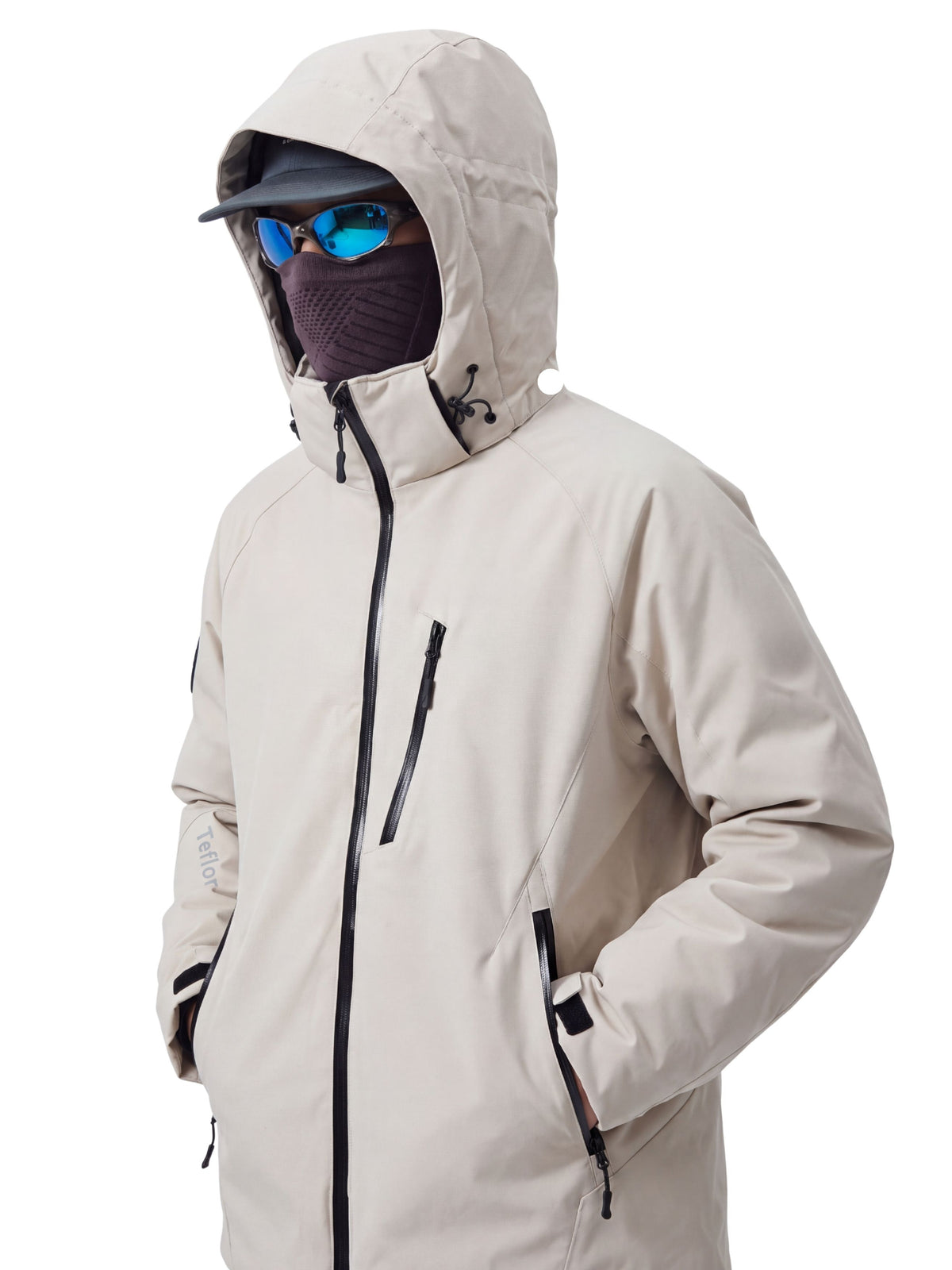 Galetrail - Men's Water-Repellent 800+ Fill Power 90% White Goose Down Jacket