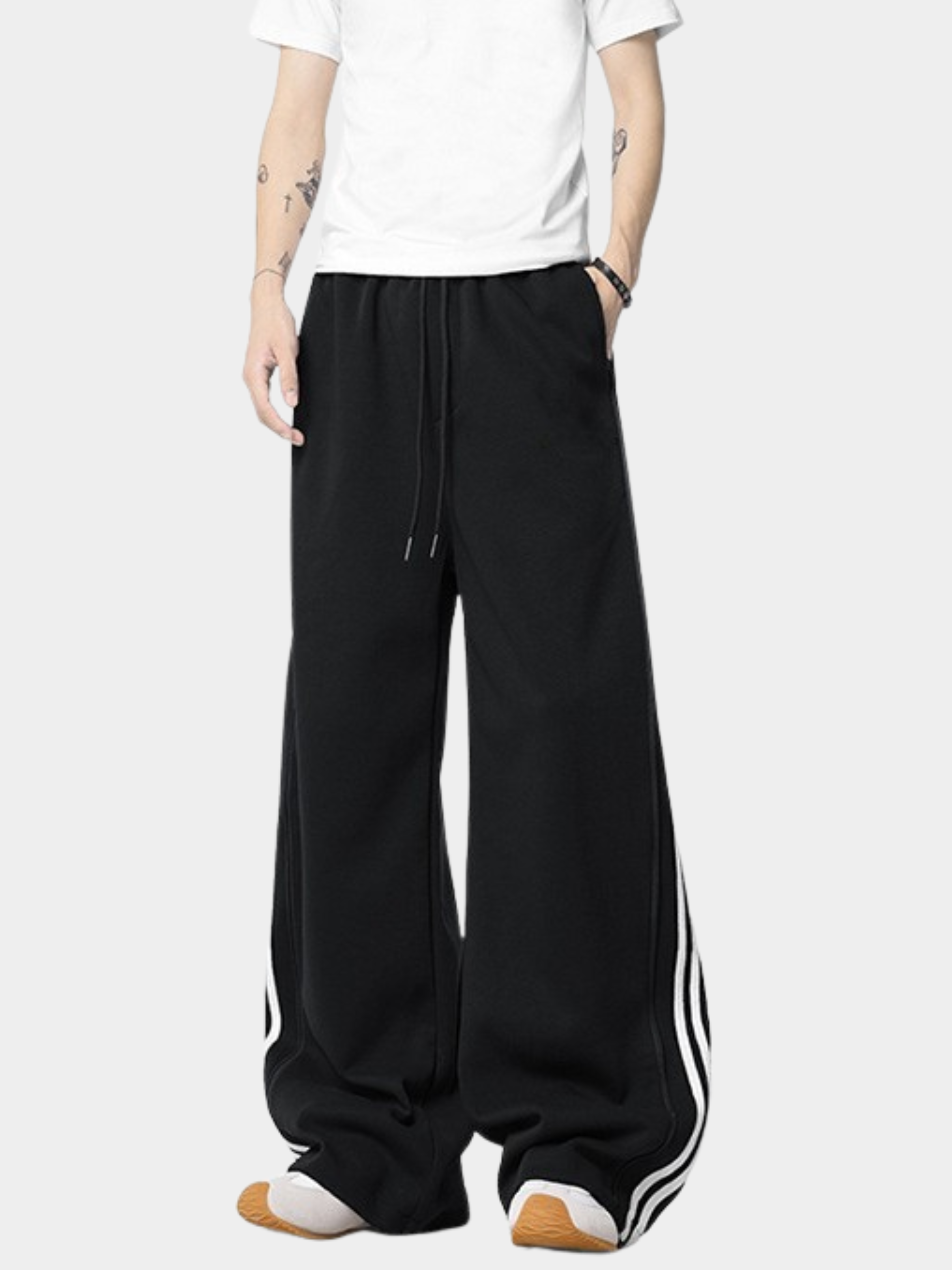 DryCoat - Men's Side Zipper Stripe Jogger Pants