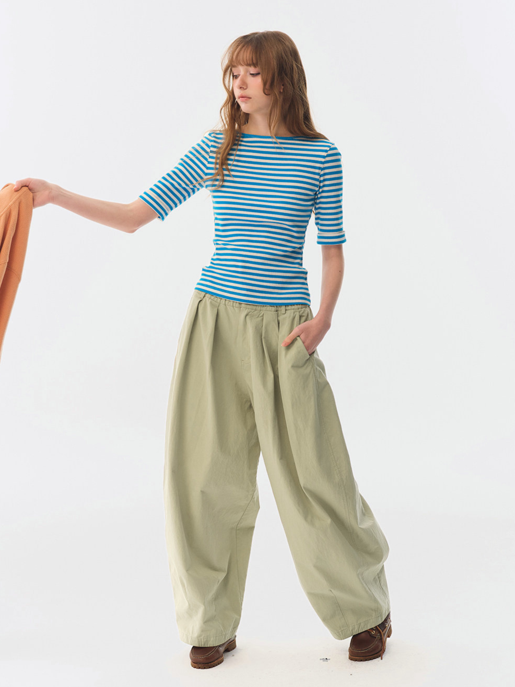 Limber - Women's Stretch Slim-Fit Half Sleeve Knit T-Shirt