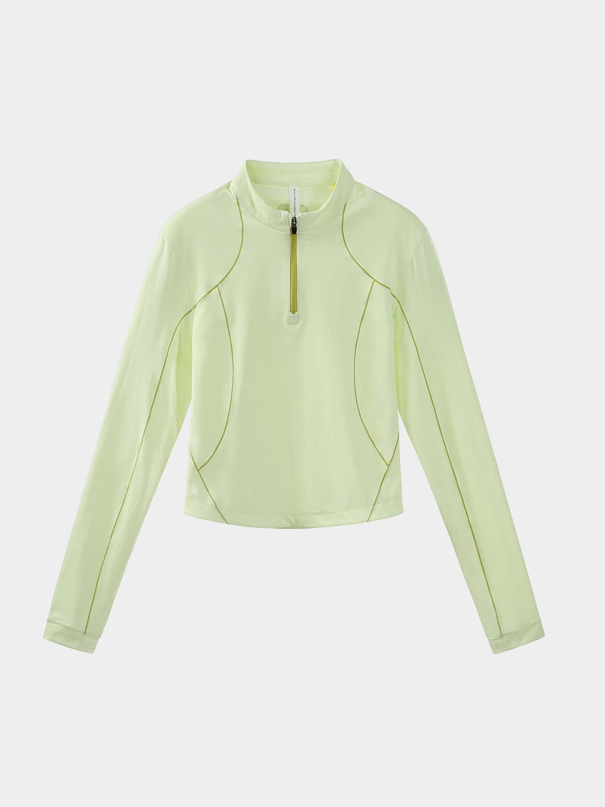 Frostthorn - Women's Half-Zip Mock Neck Yoga & Training Long Sleeve Tee