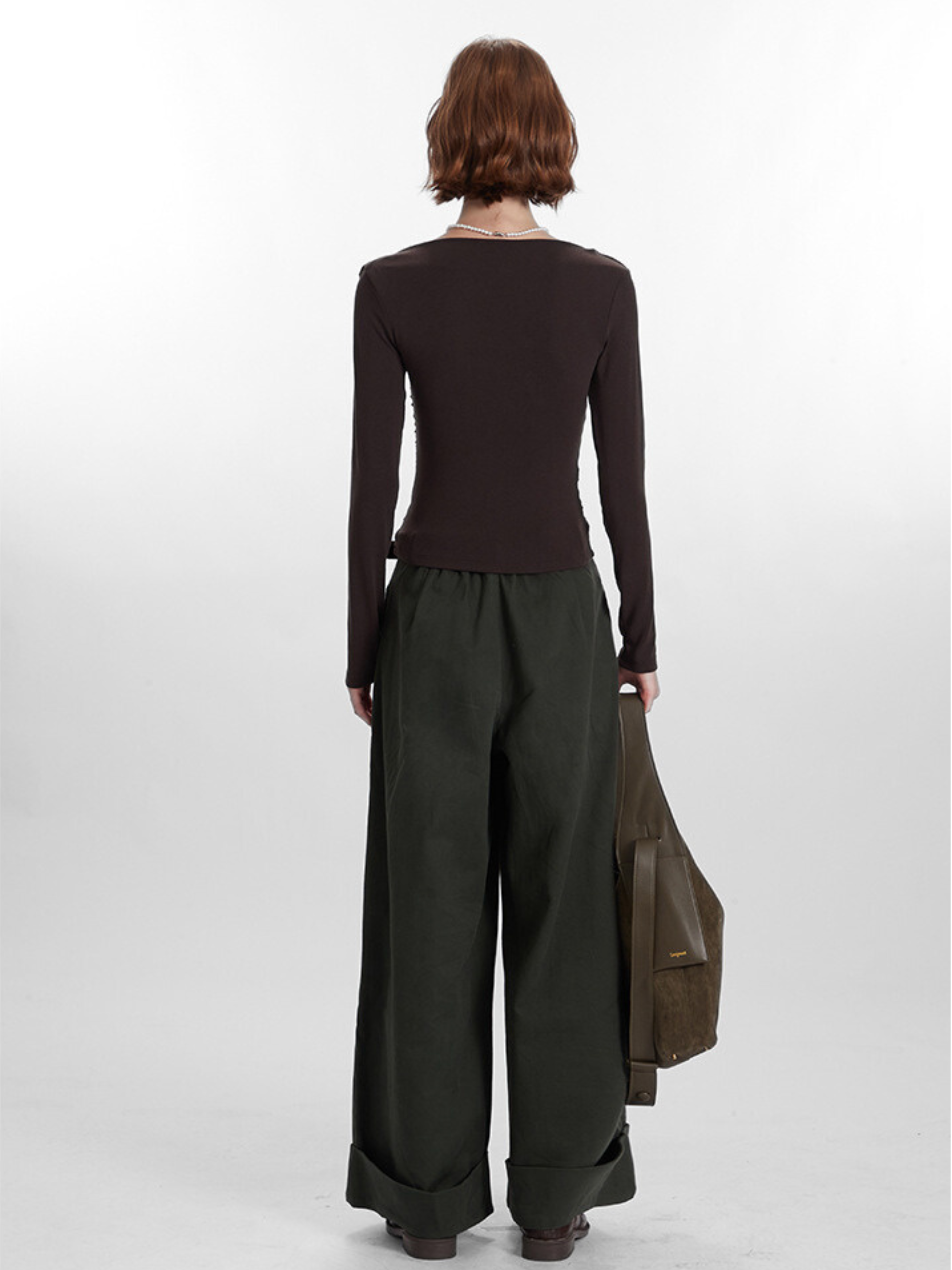 Timberfall - Women's Off-Shoulder Slim-Fit Long Sleeve T-Shirt