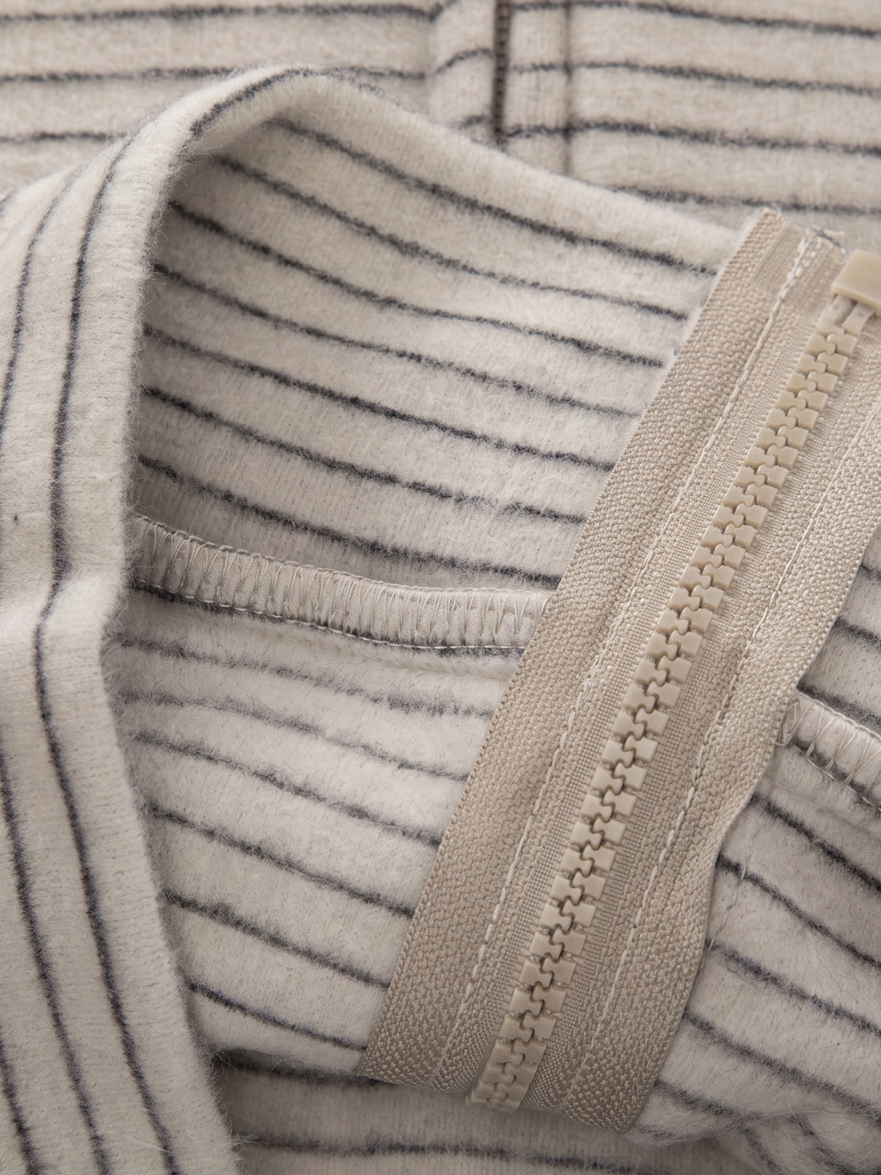 HushLine - Women's Striped Soft Zip-Up Jacket