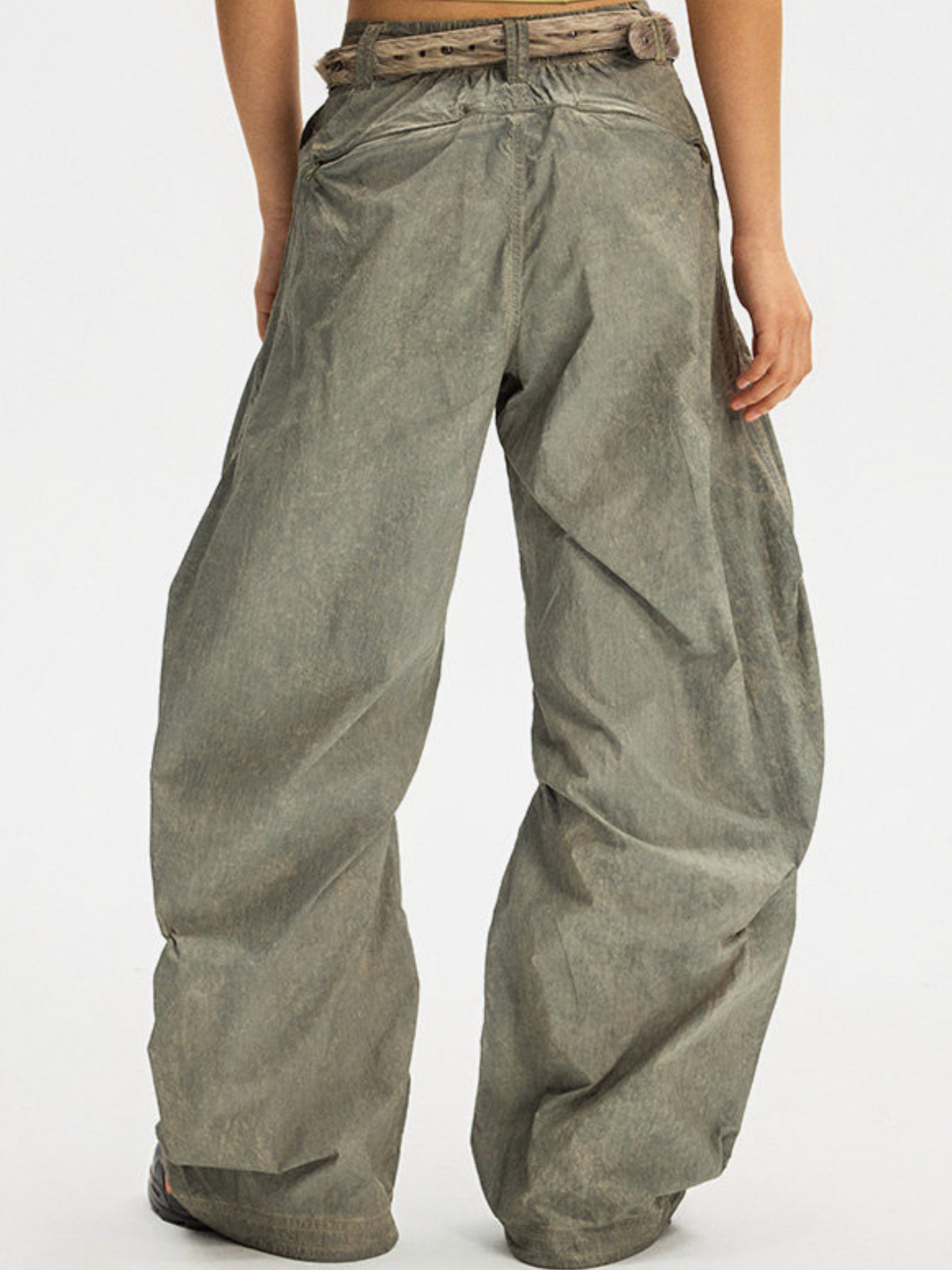 KitSway - Women's UPF 50+ Vintage Wash Curved-Leg Pants