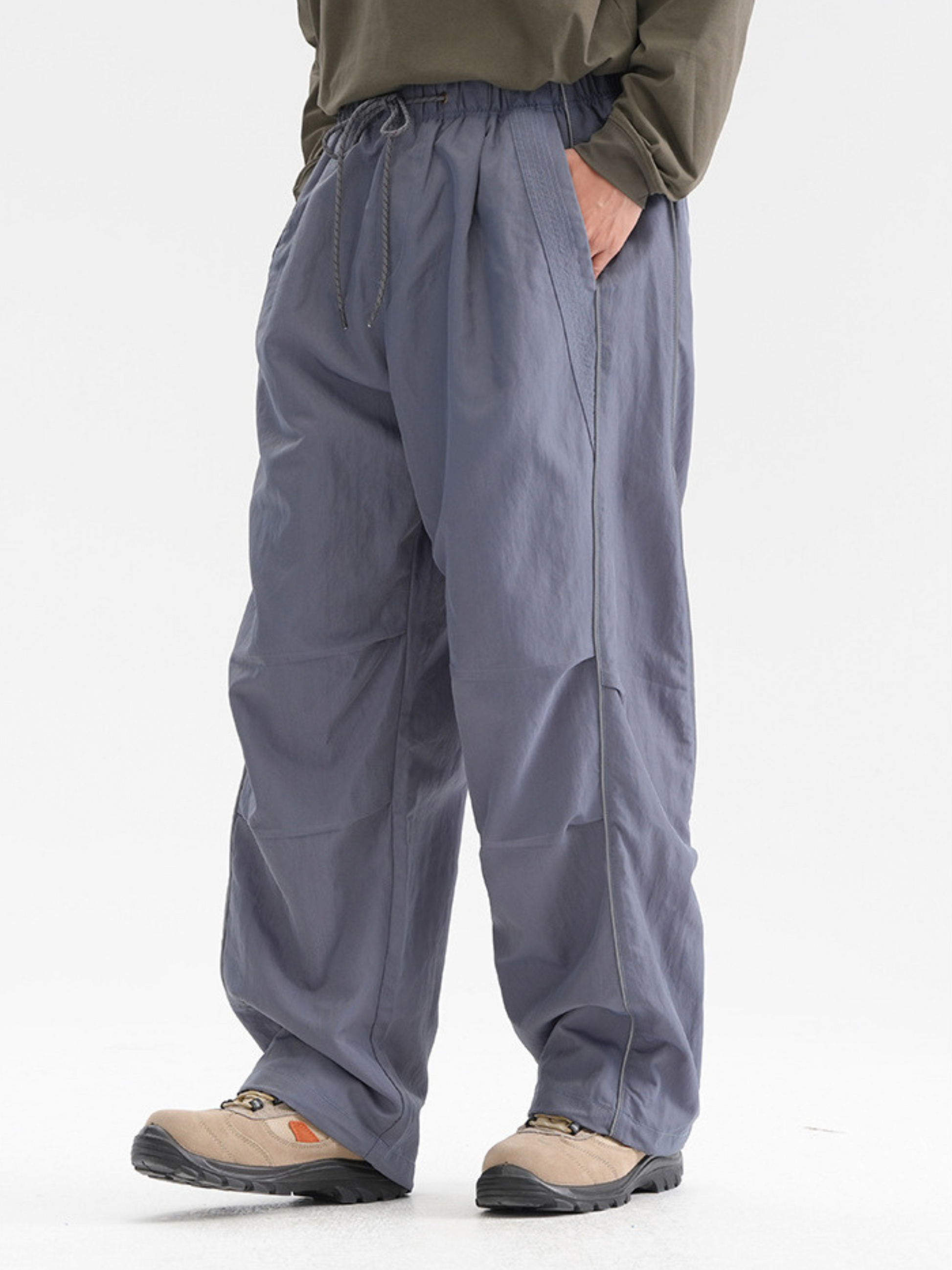 EagleBase - Unisex Quick-Dry Waterproof Reflective Tech Cargo Pants GONGGAR SPORTS