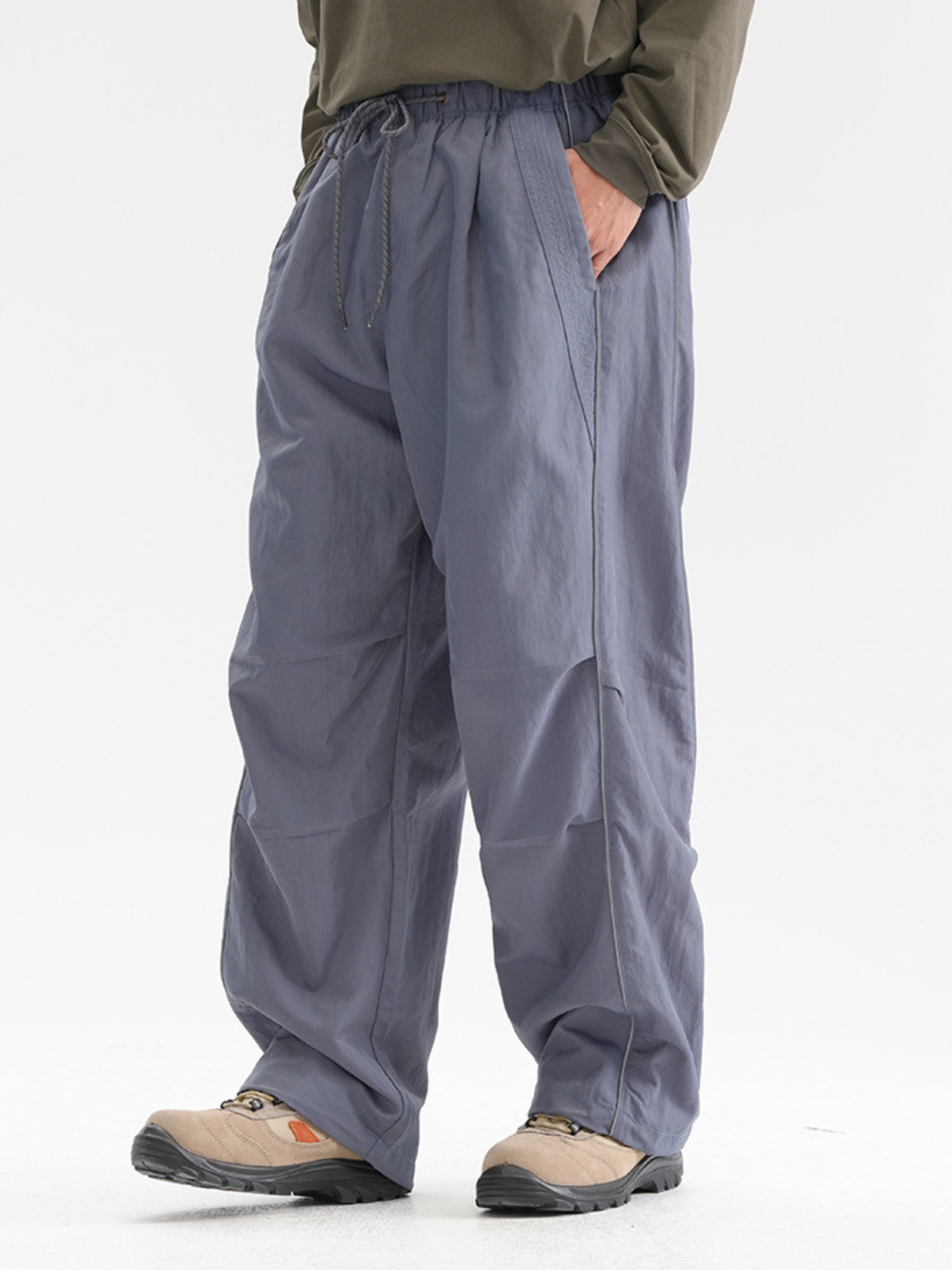 EagleBase - Unisex Quick-Dry Waterproof Reflective Tech Cargo Pants GONGGAR SPORTS