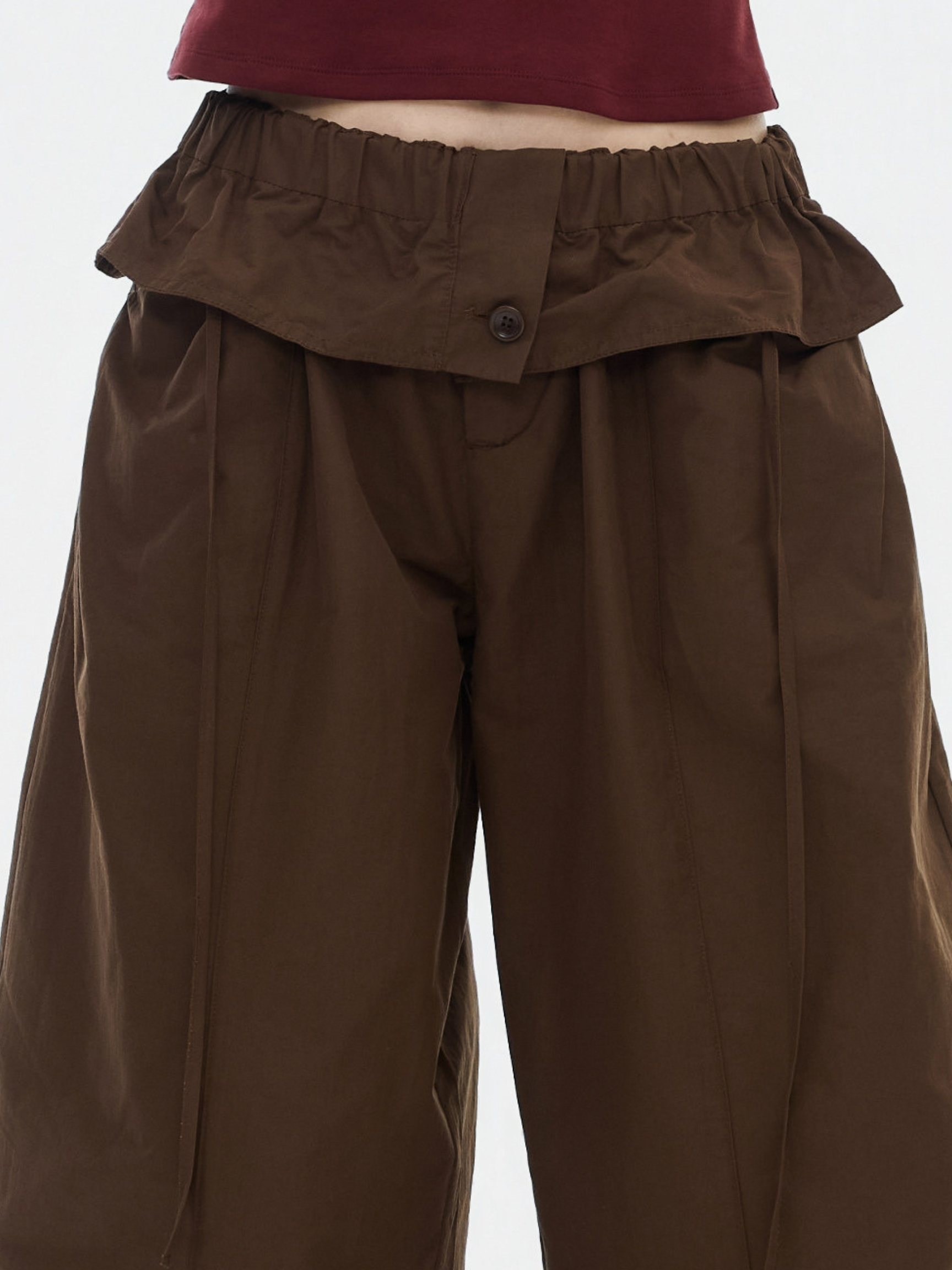 Stillness - Women's Paperbag Waist Balloon Pants