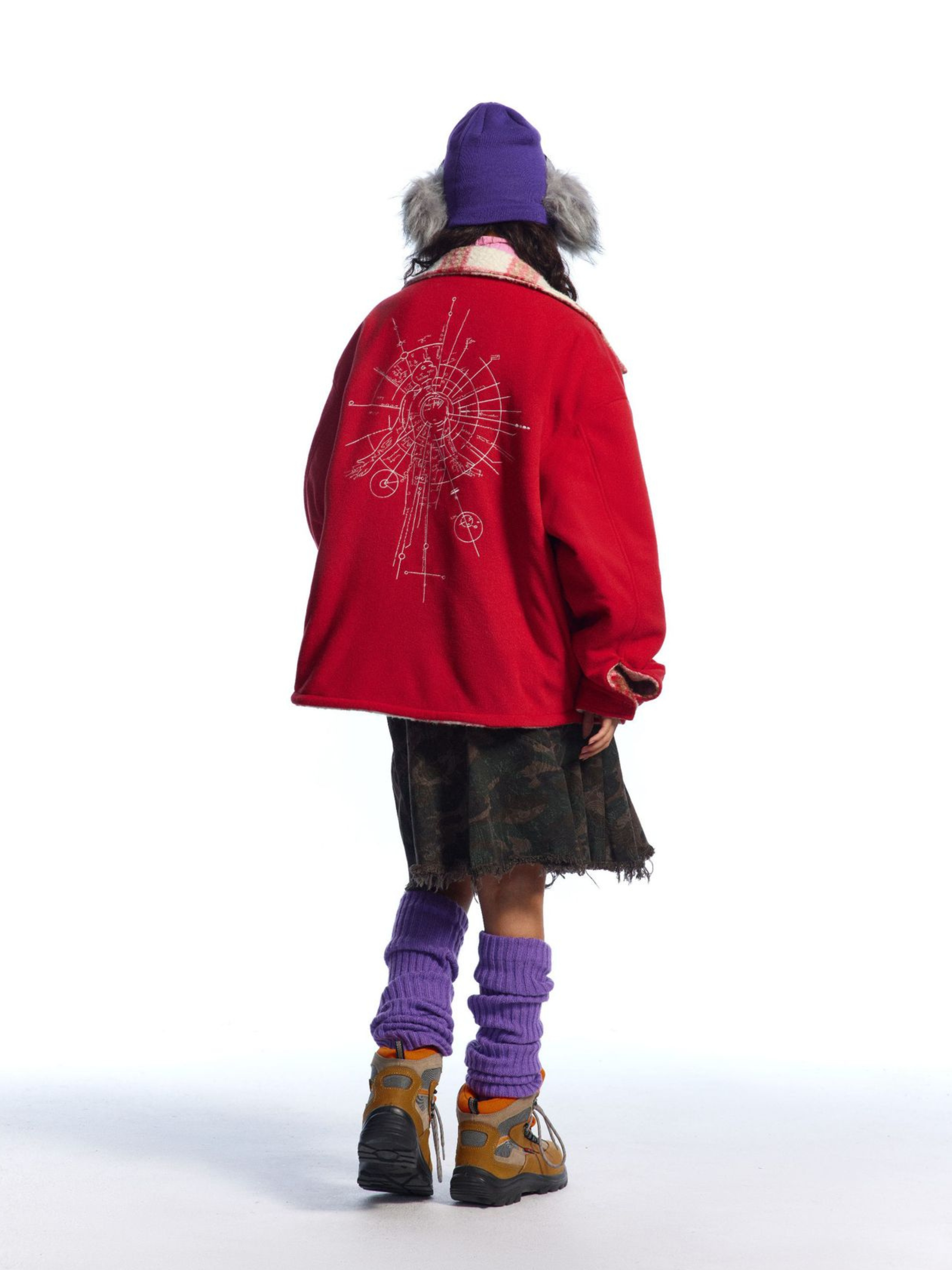 BluffScope - Women's Plaid & Fleece Reversible Sherpa Winter Jacket GONGGAR SPORTS